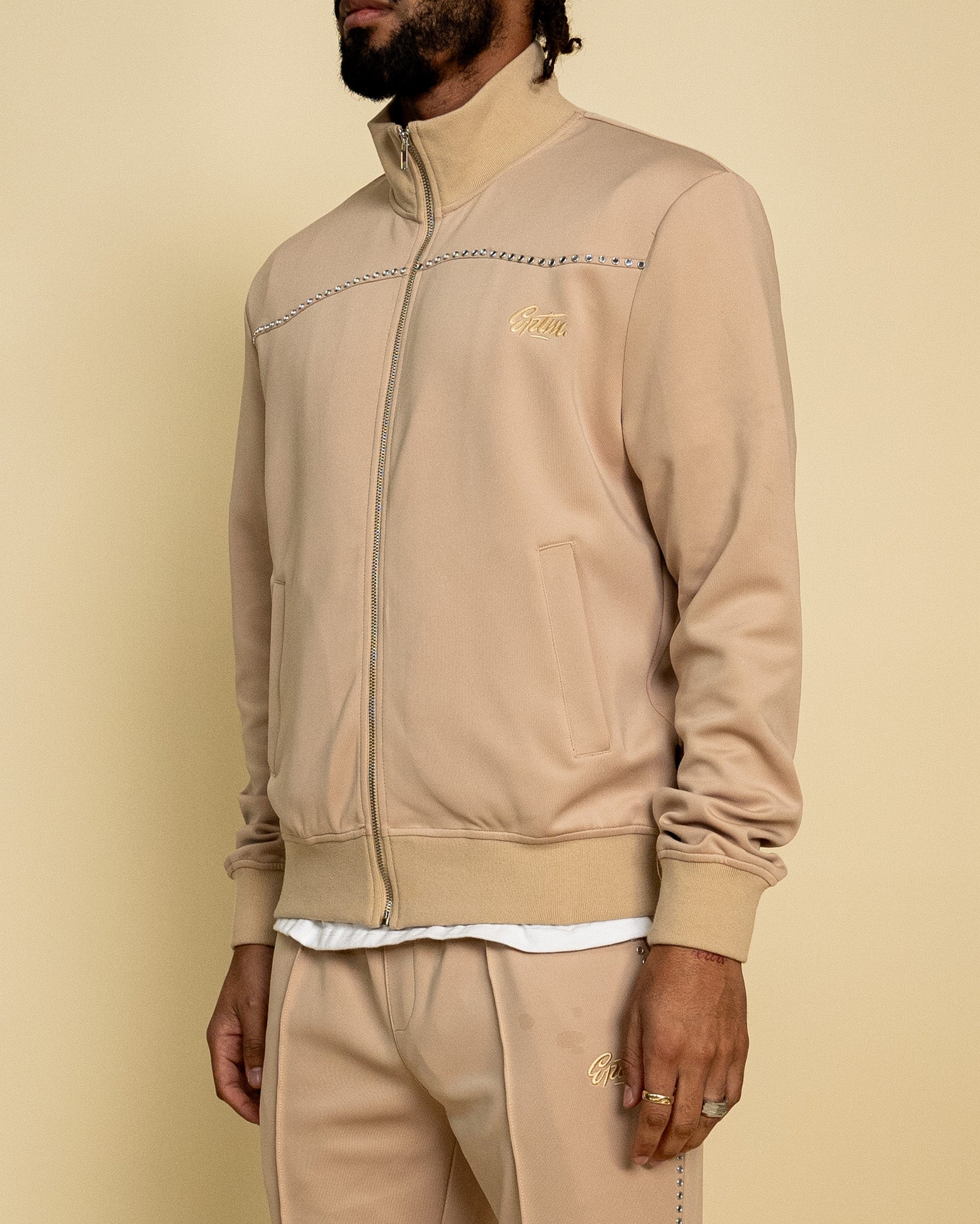 EPTM MARTINE TRACK JACKET - TAN