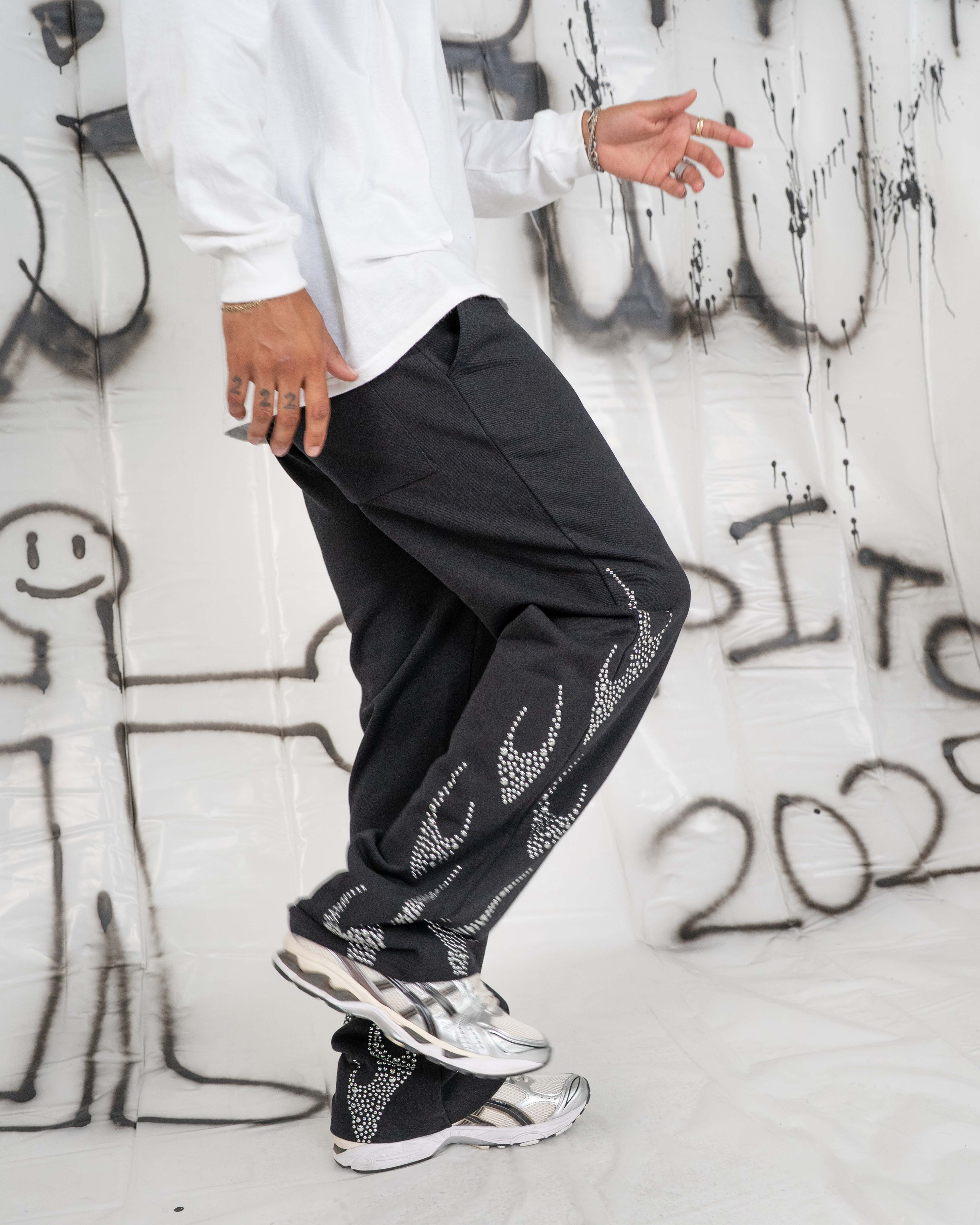 EPTM Metal Flame Pants - Black