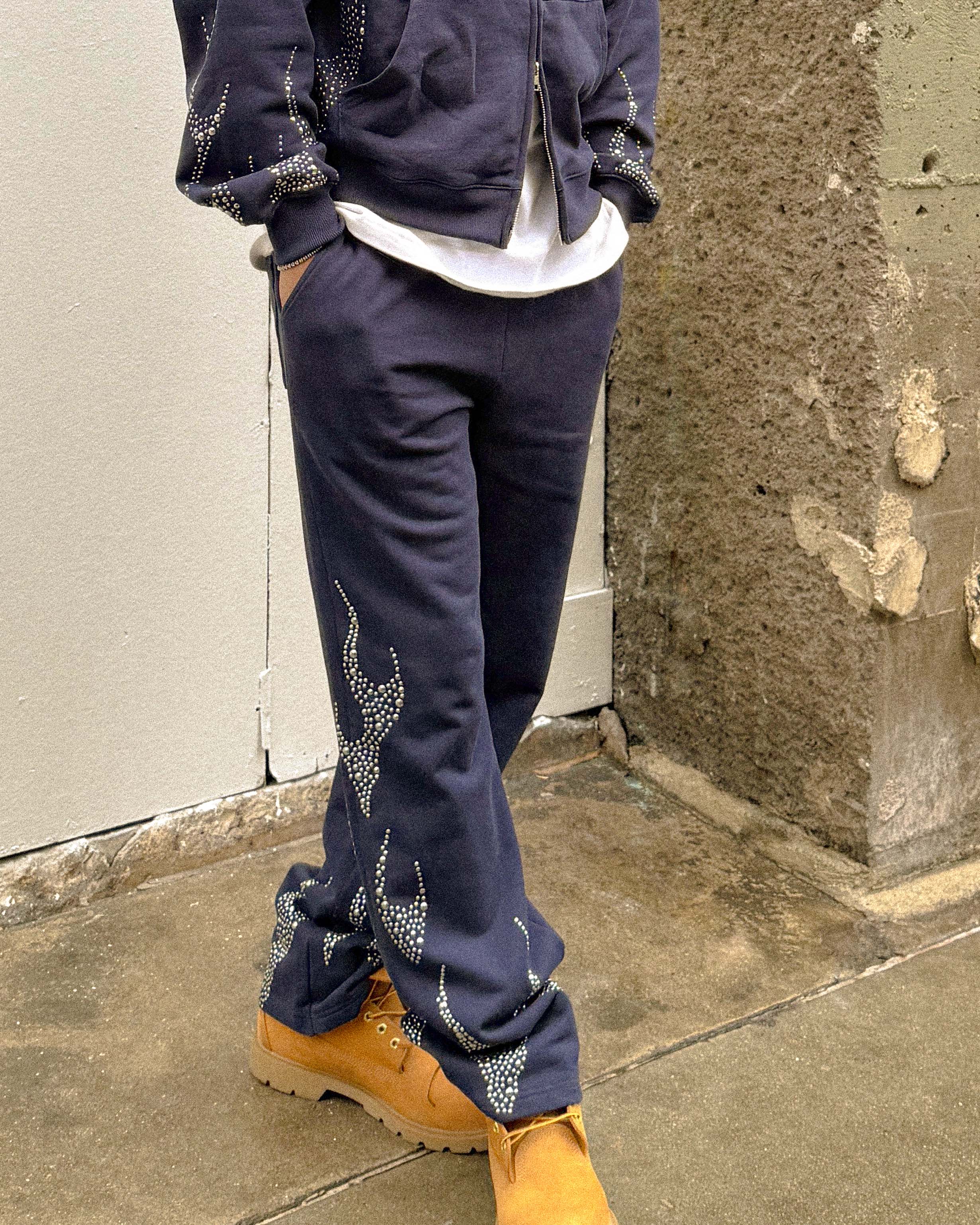 EPTM Metal Flame Pants - Navy
