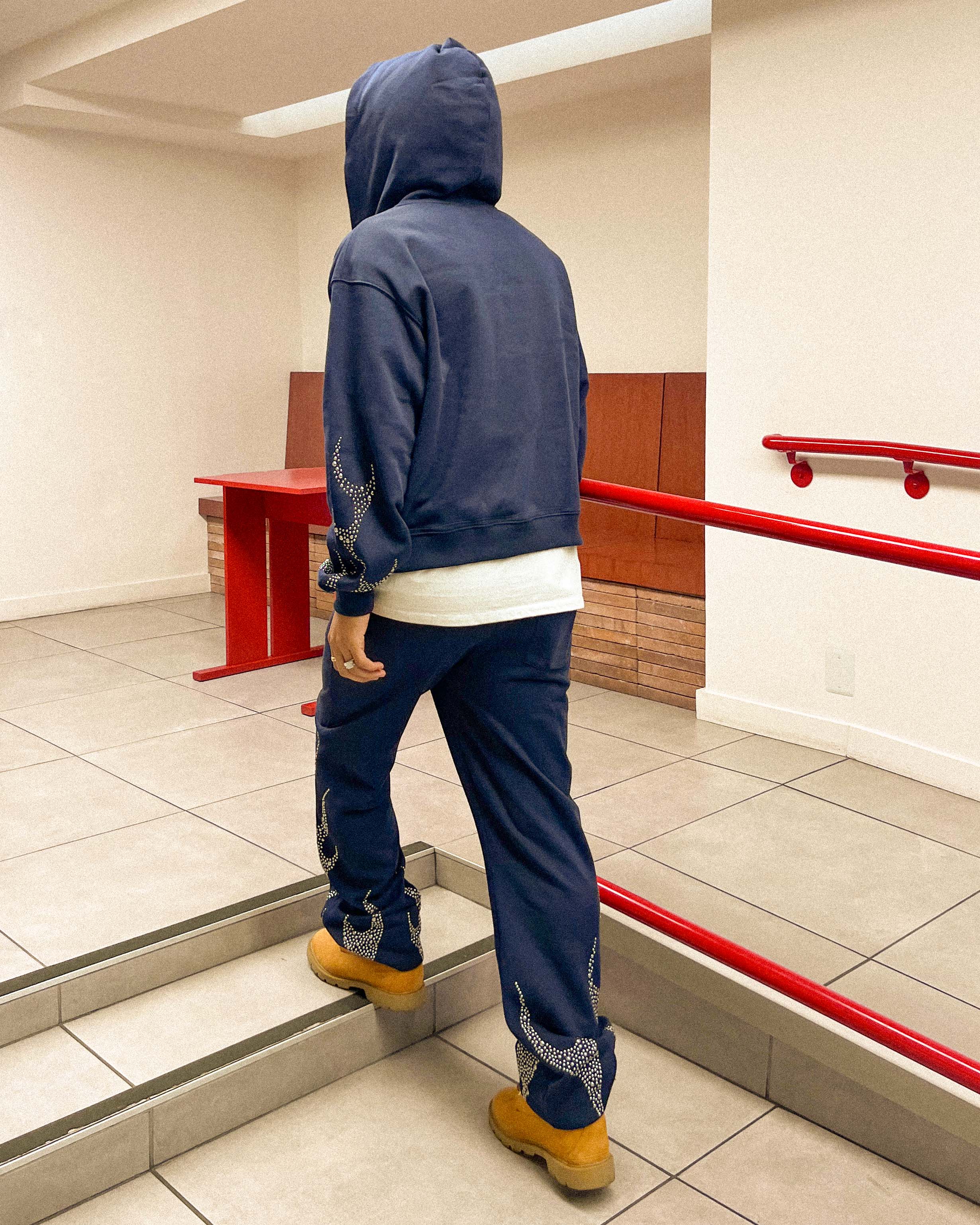 EPTM Metal Flame Pants - Navy