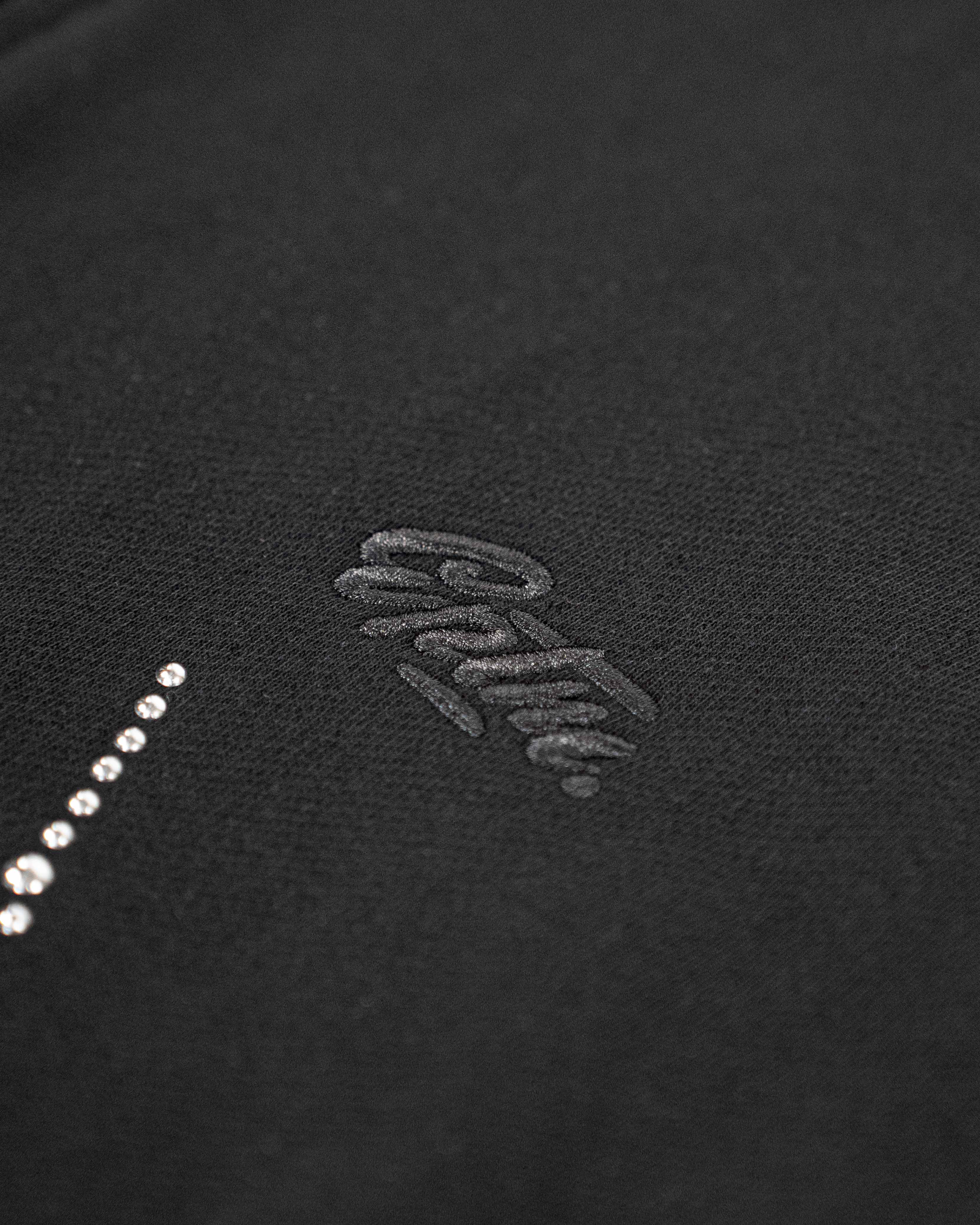 EPTM Metal Flame Zip Up Hoodie - Black