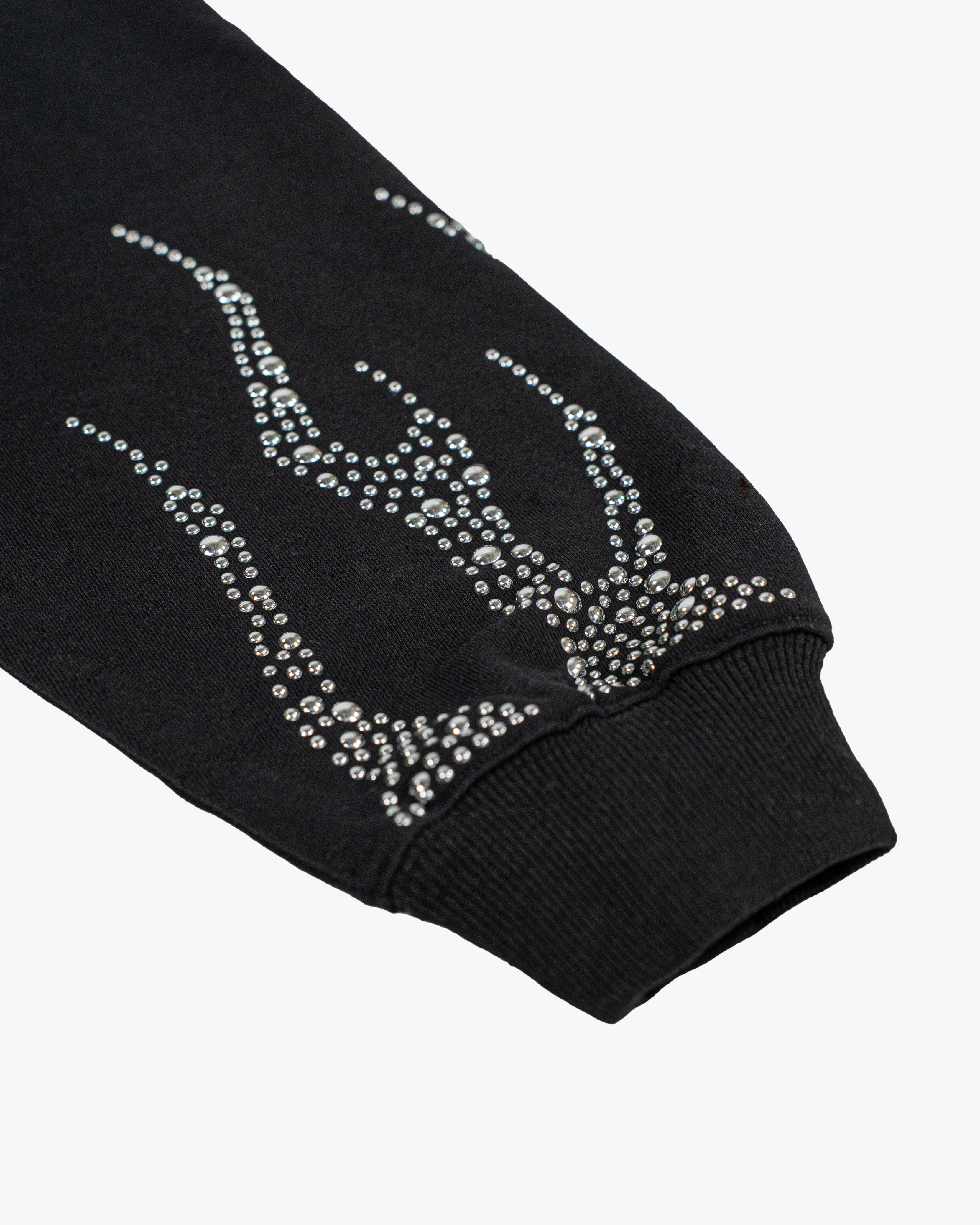 EPTM Metal Flame Zip Up Hoodie - Black