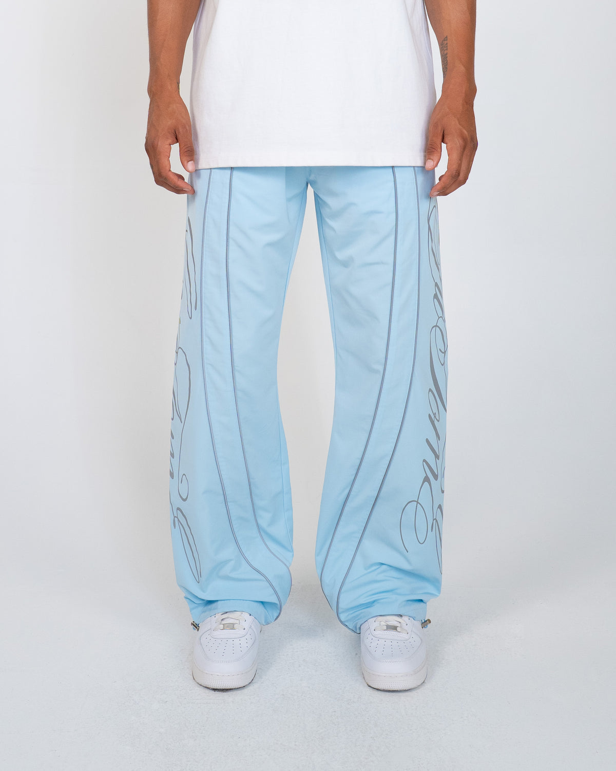 EPTM Monogram Pants - Sky Blue