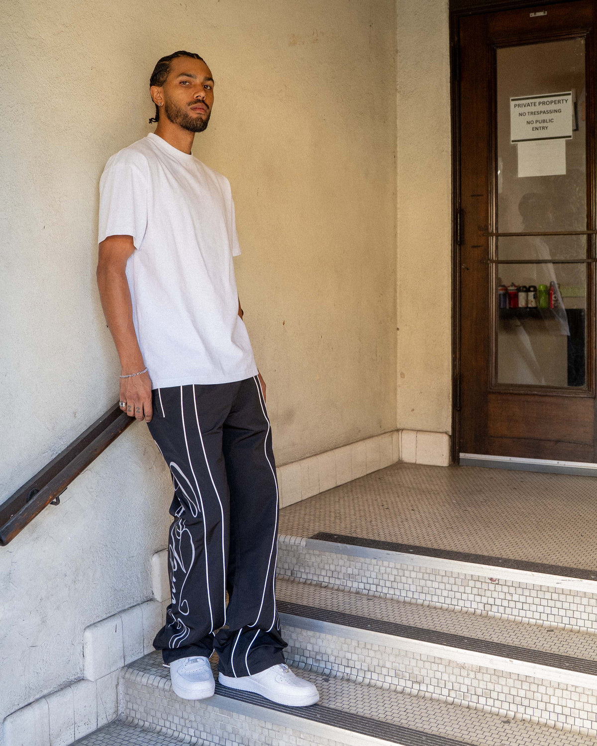 EPTM Monogram Pants - Black