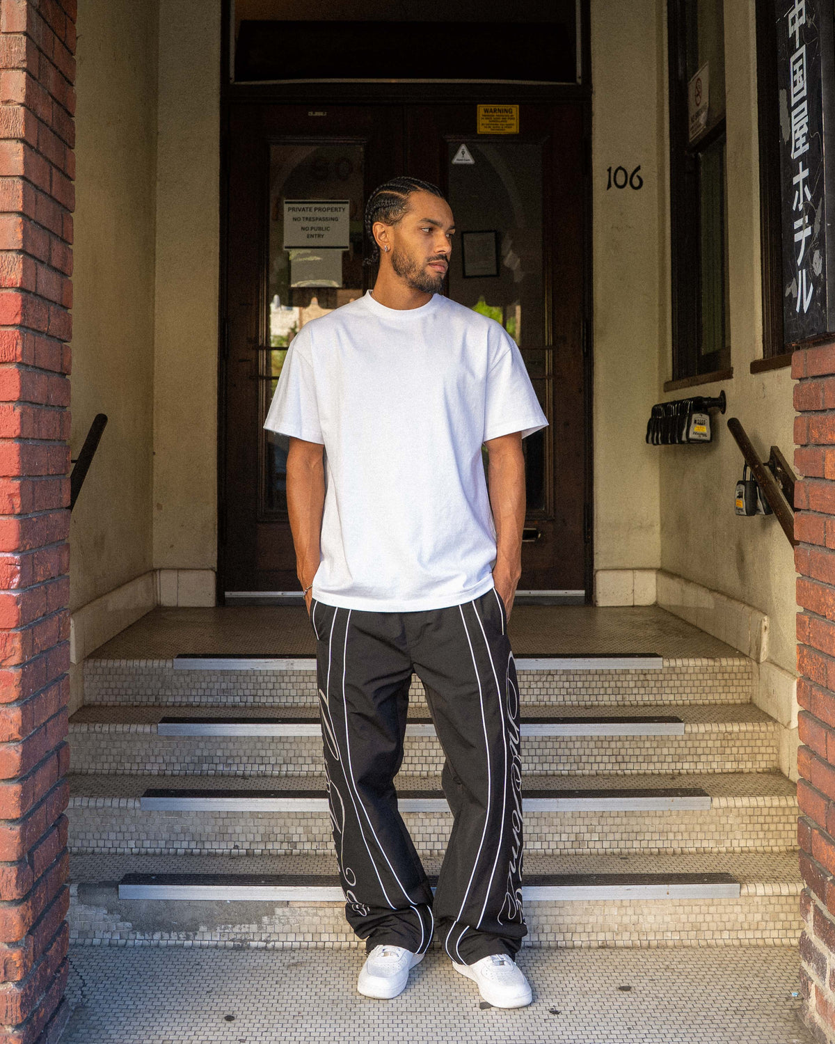 EPTM Monogram Pants - Black