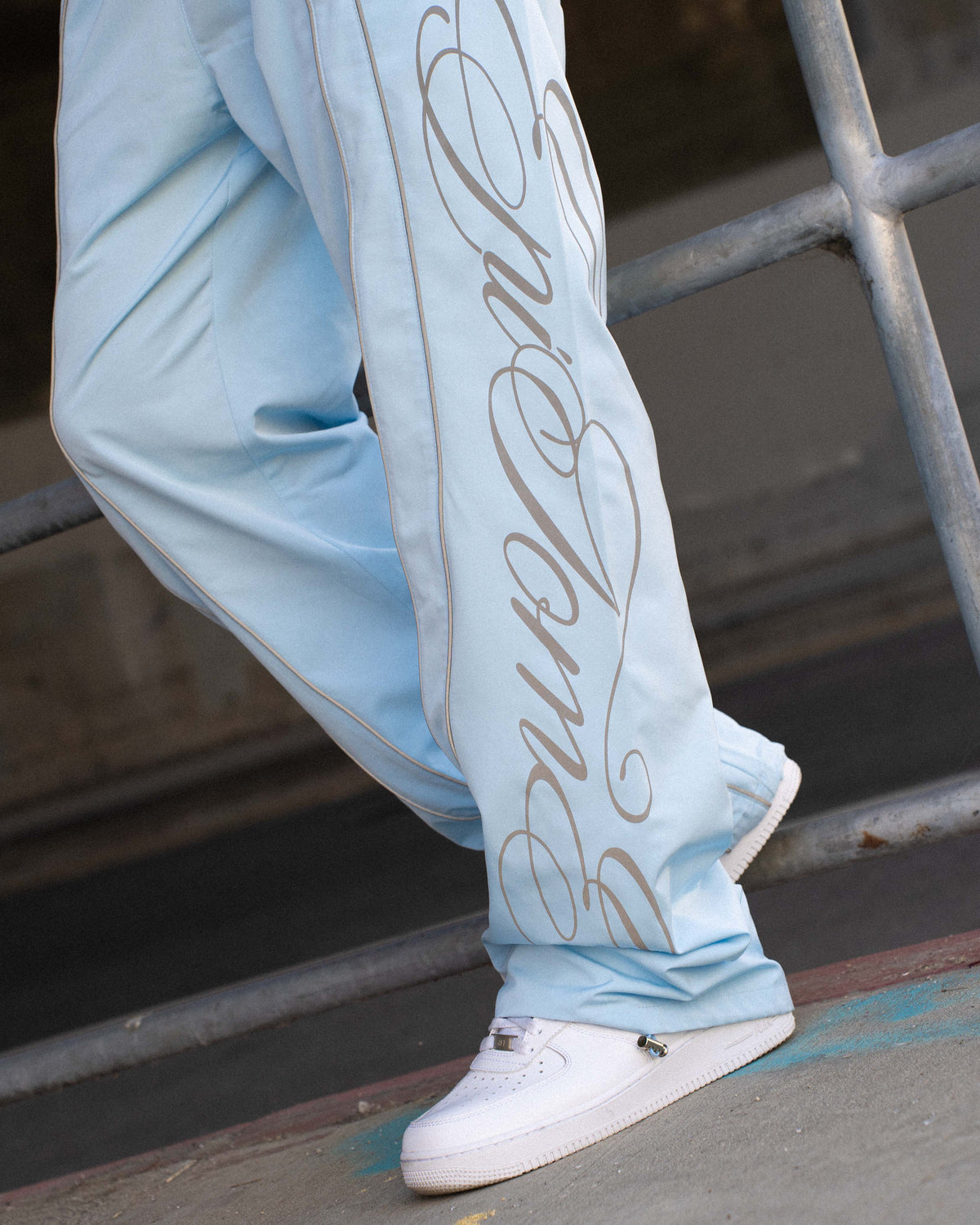 EPTM Monogram Pants - Sky Blue
