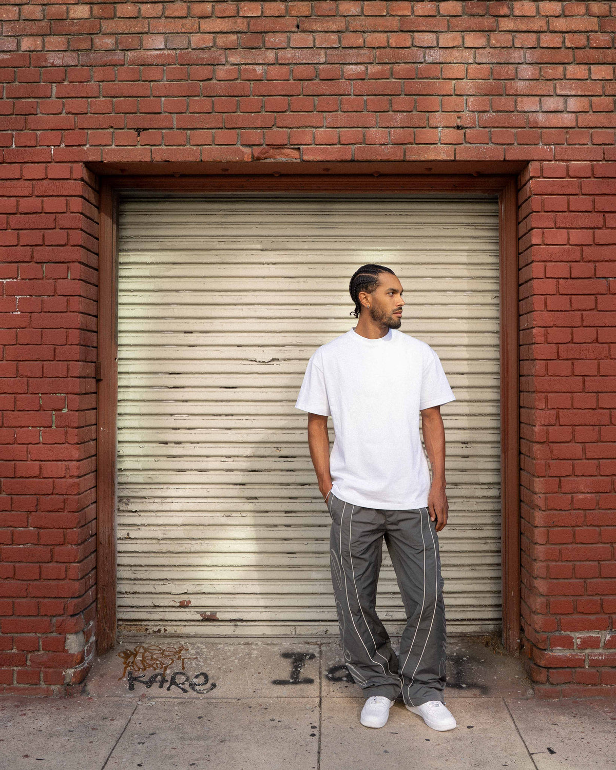 EPTM Monogram Pants - Charcoal