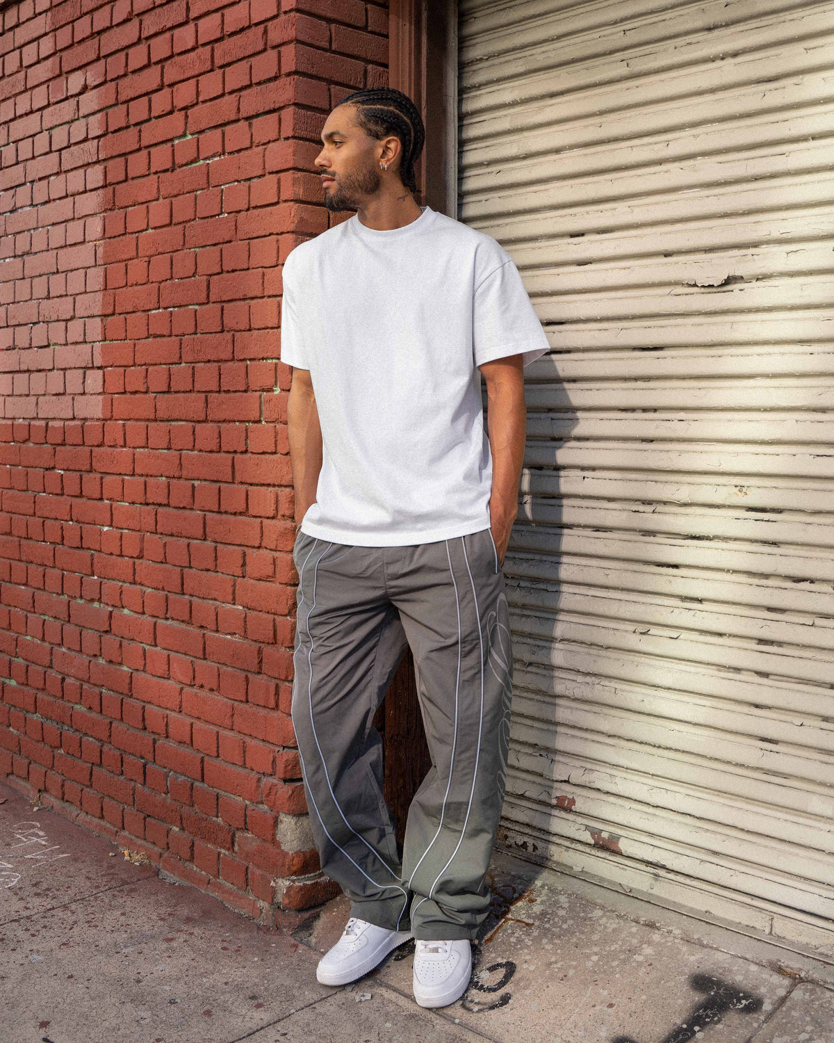 EPTM Monogram Pants - Charcoal