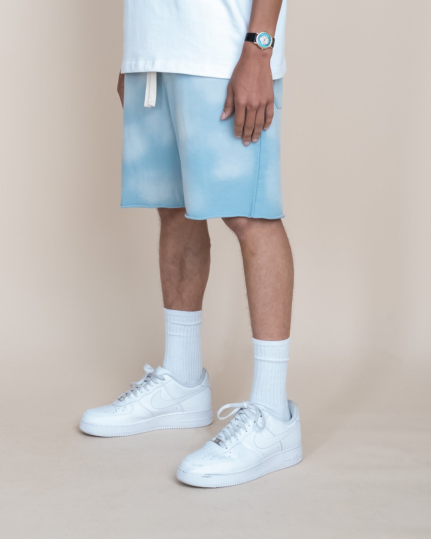 EPTM SUN FADED SHORTS - SKY BLUE