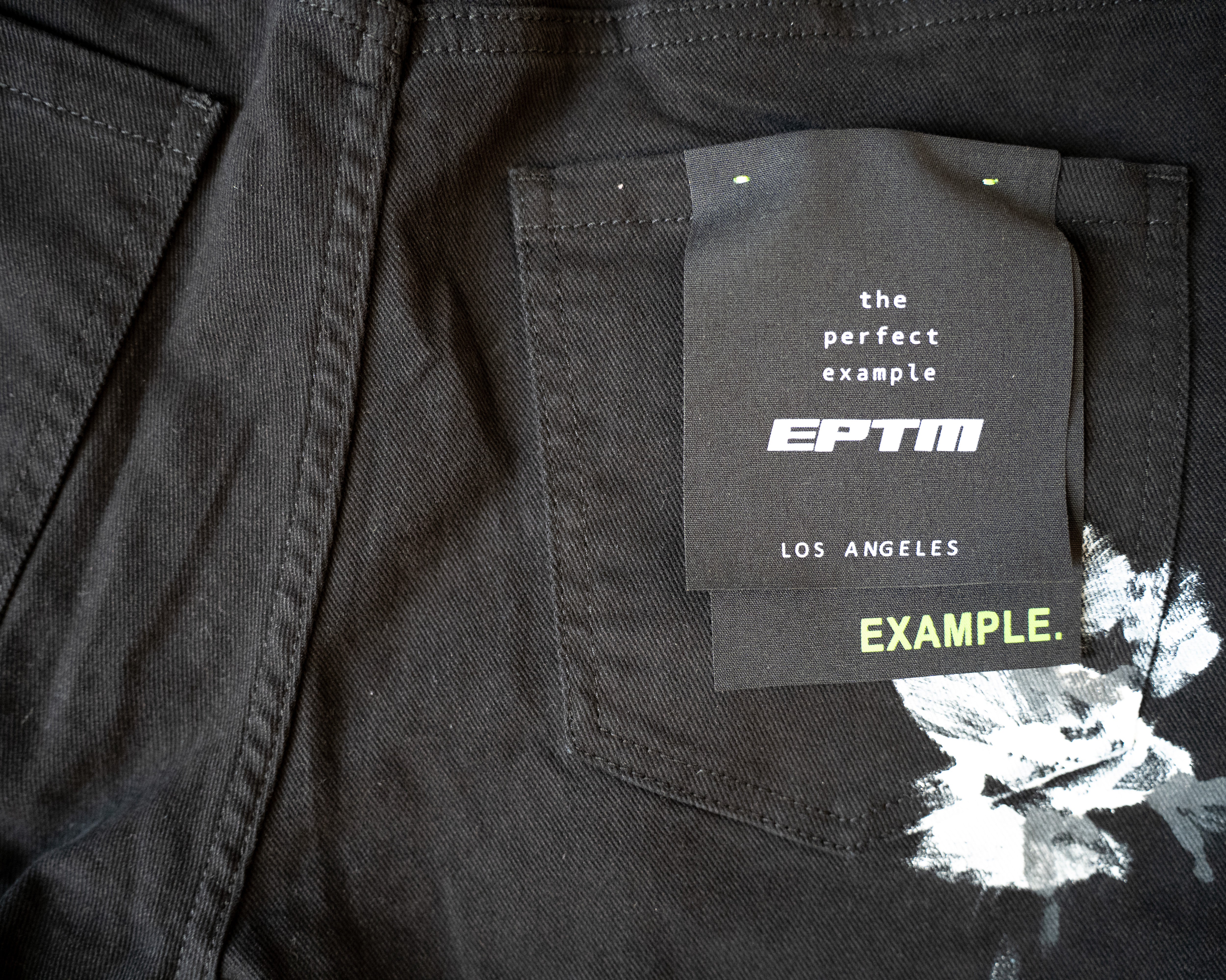 EPTM SNAP CARGO DENIM - BLACK