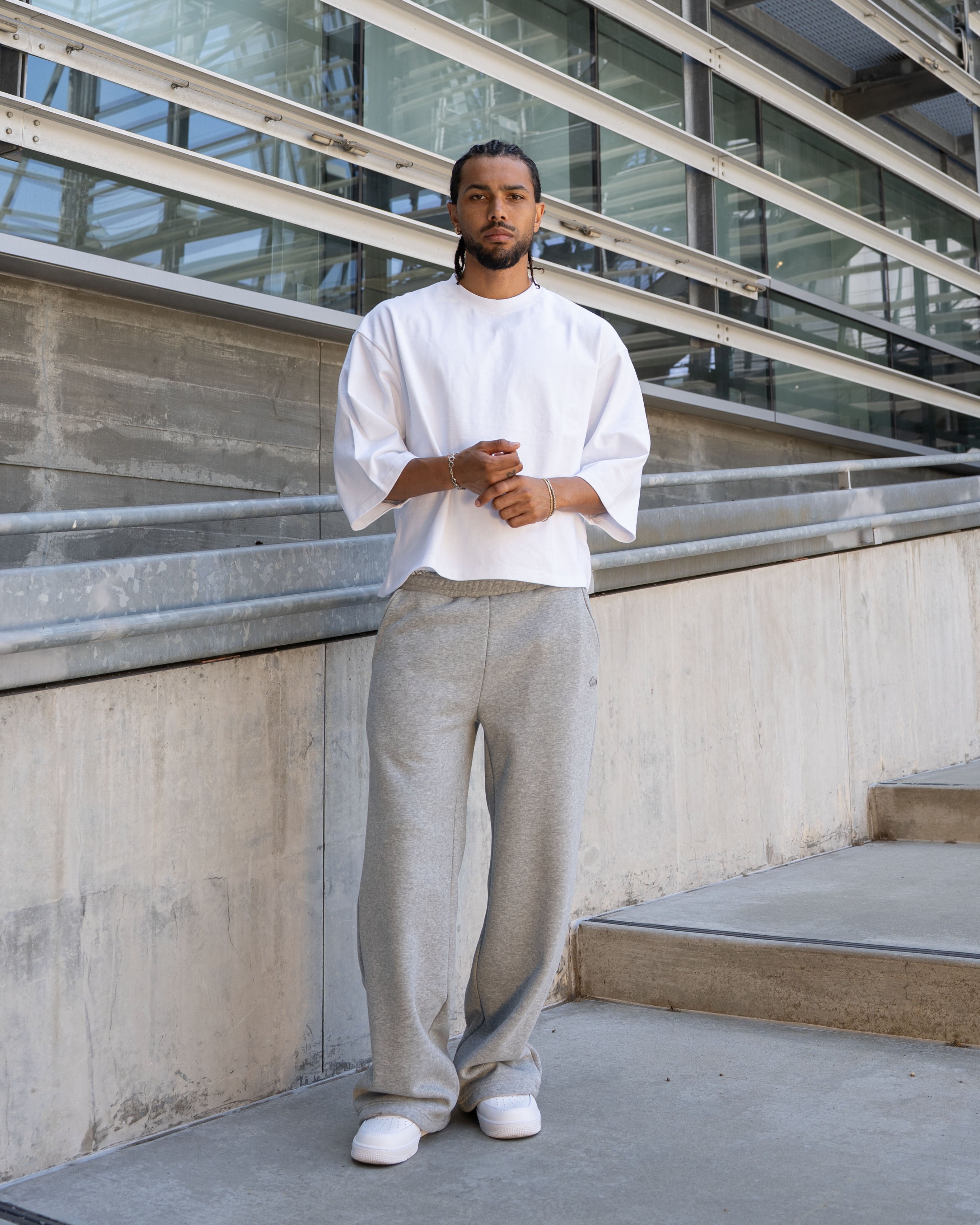 EPTM PERFECT QUARTER SLEEVE TEE - WHITE