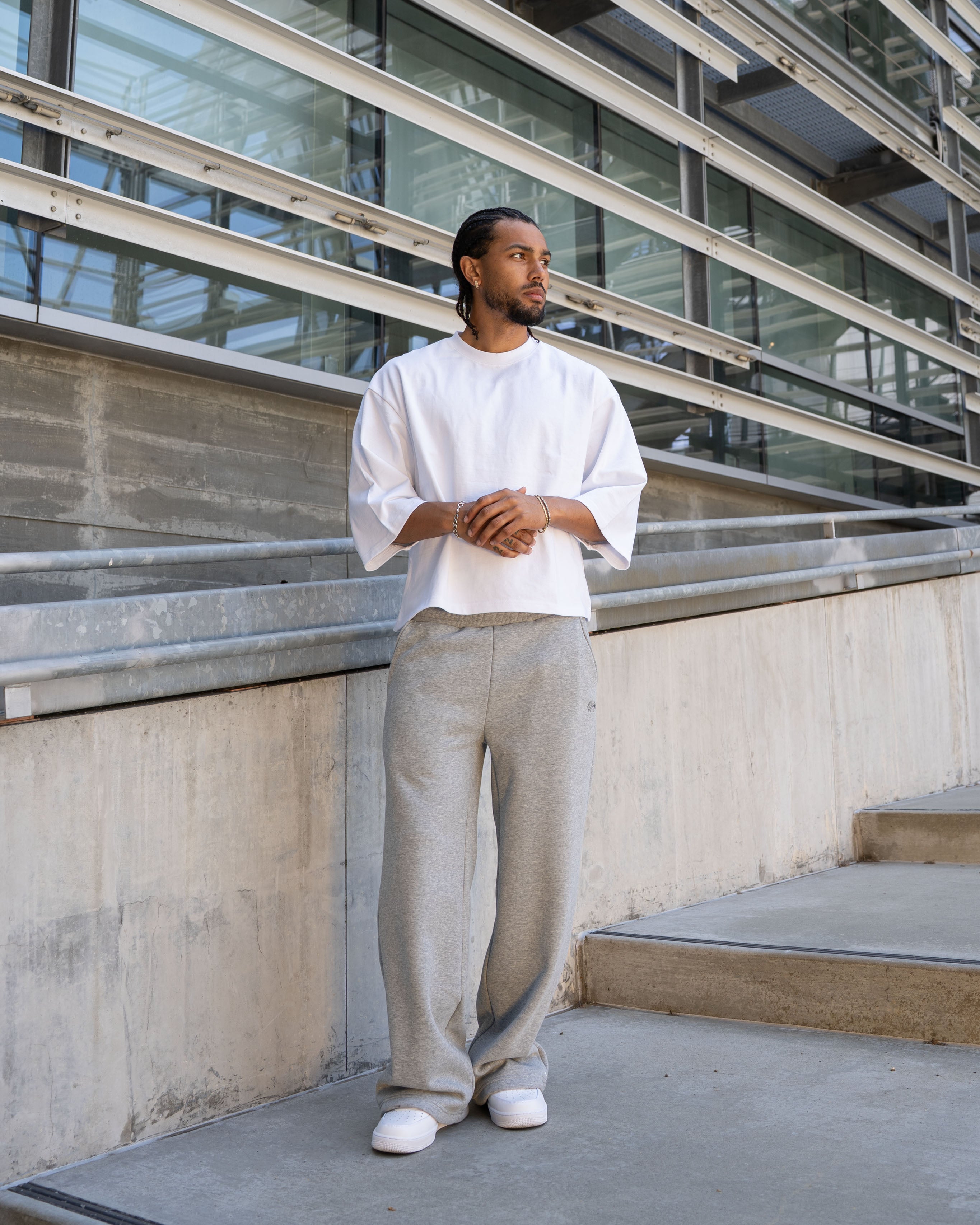 EPTM PERFECT QUARTER SLEEVE TEE - WHITE