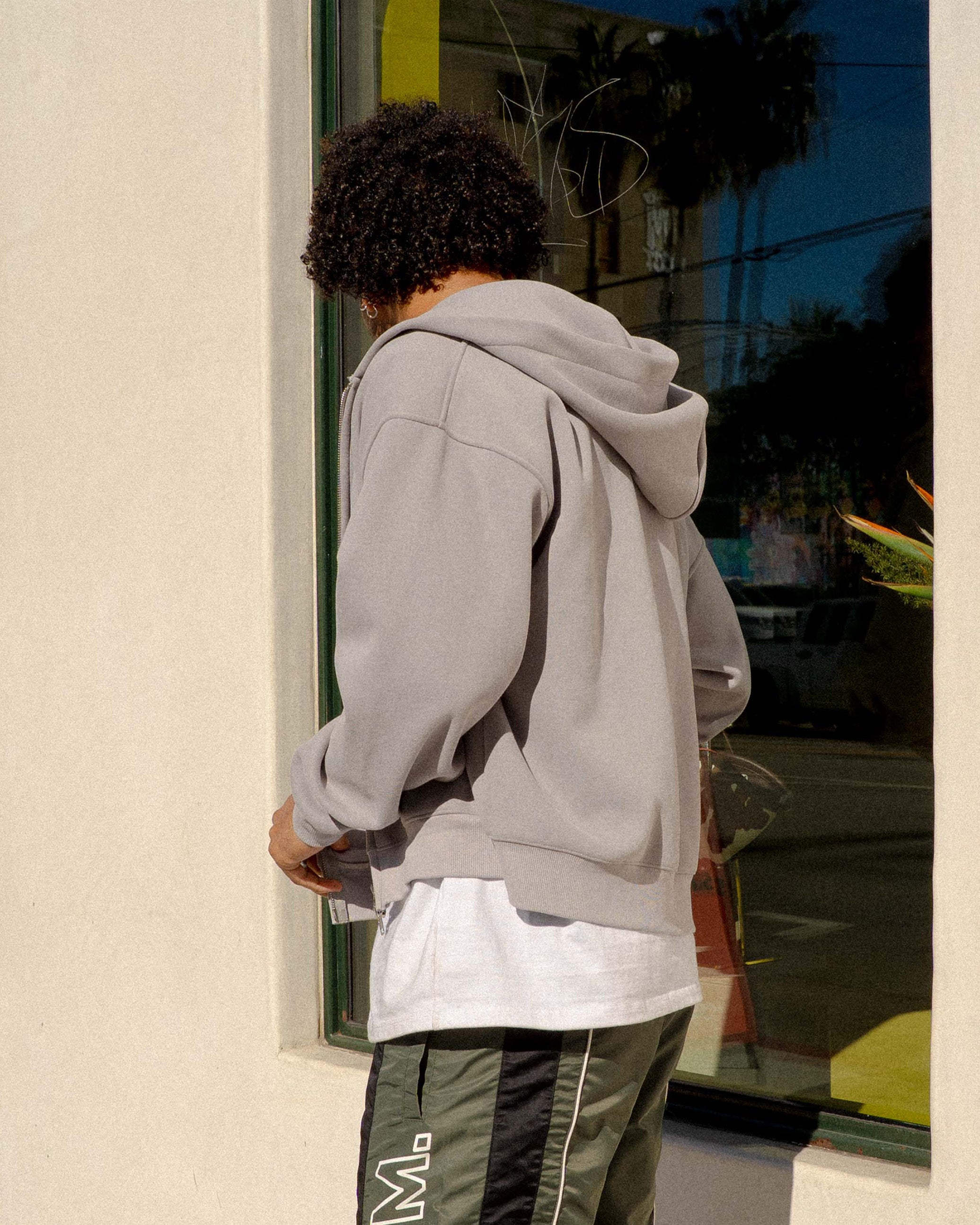 EPTM Perfect Zip Up Hoodie - Grey