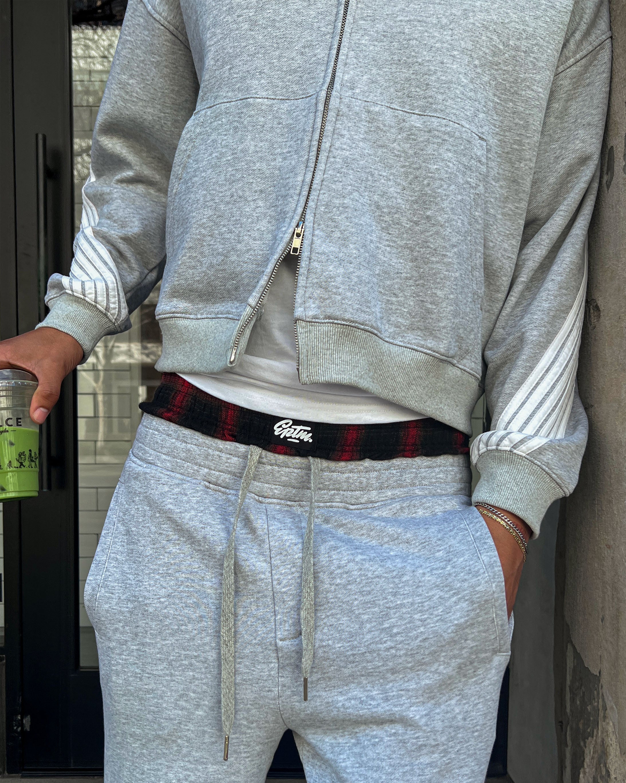 EPTM PJ PANTS - HEATHER GREY