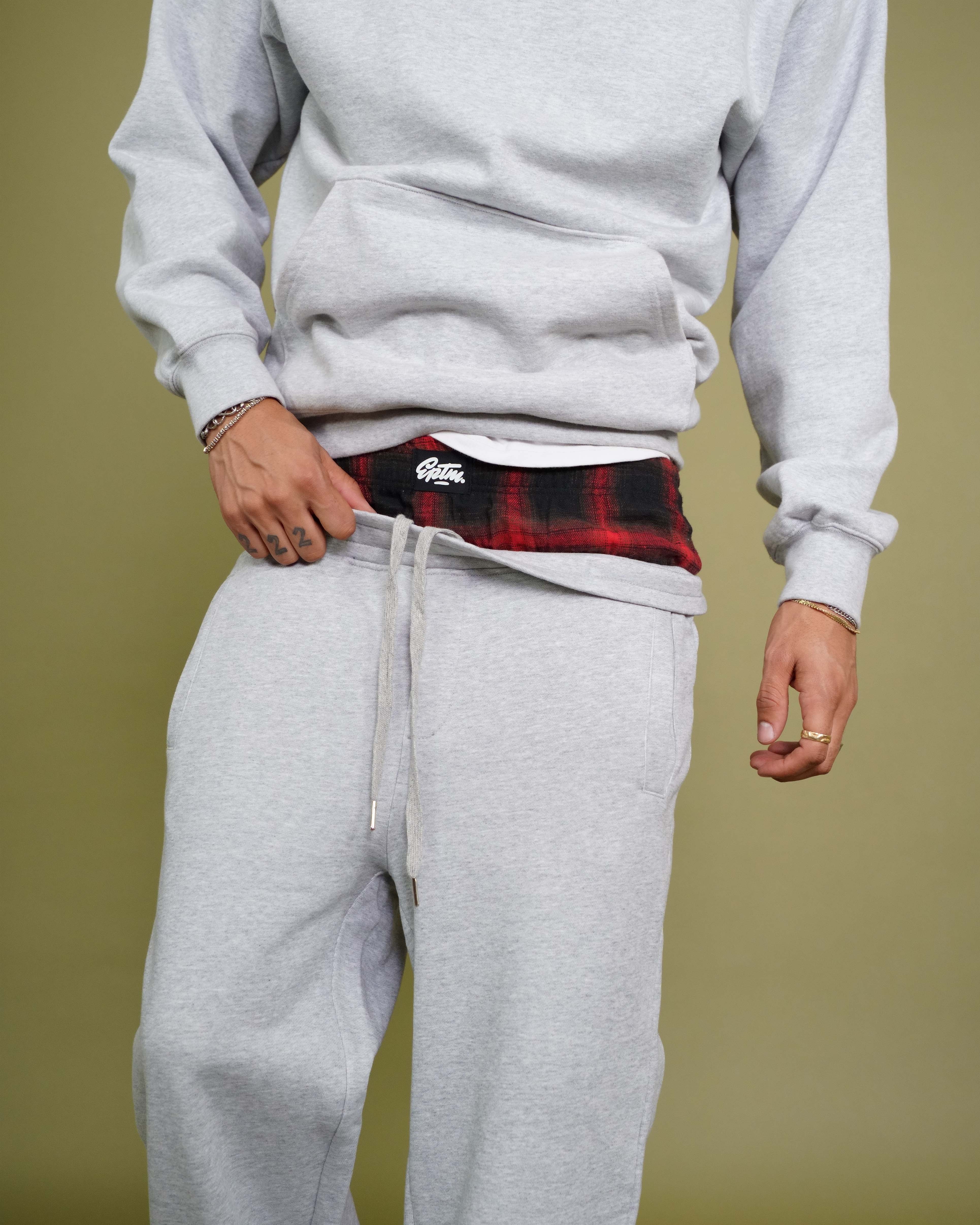 EPTM PJ PANTS - HEATHER GREY