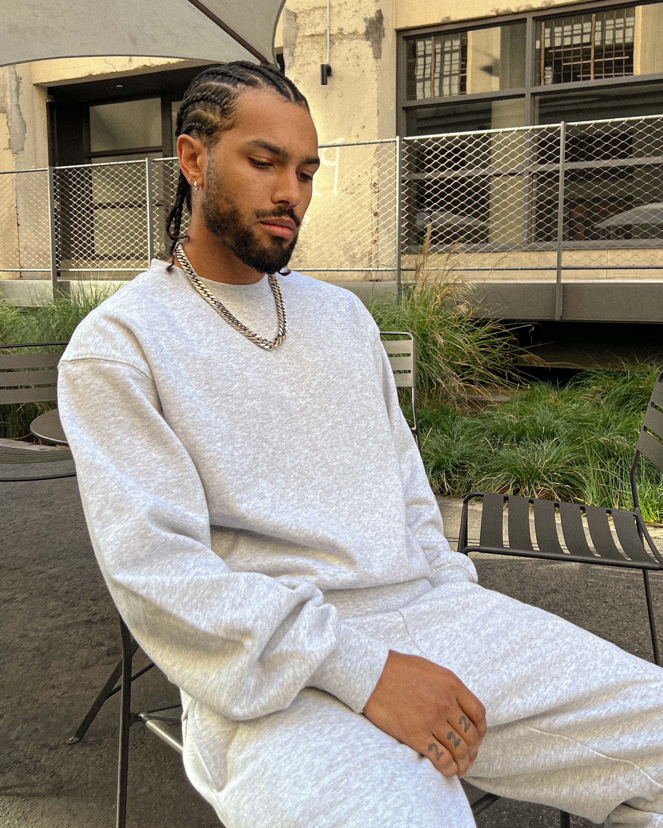 EPTM Perfect Crewneck - Heather Grey