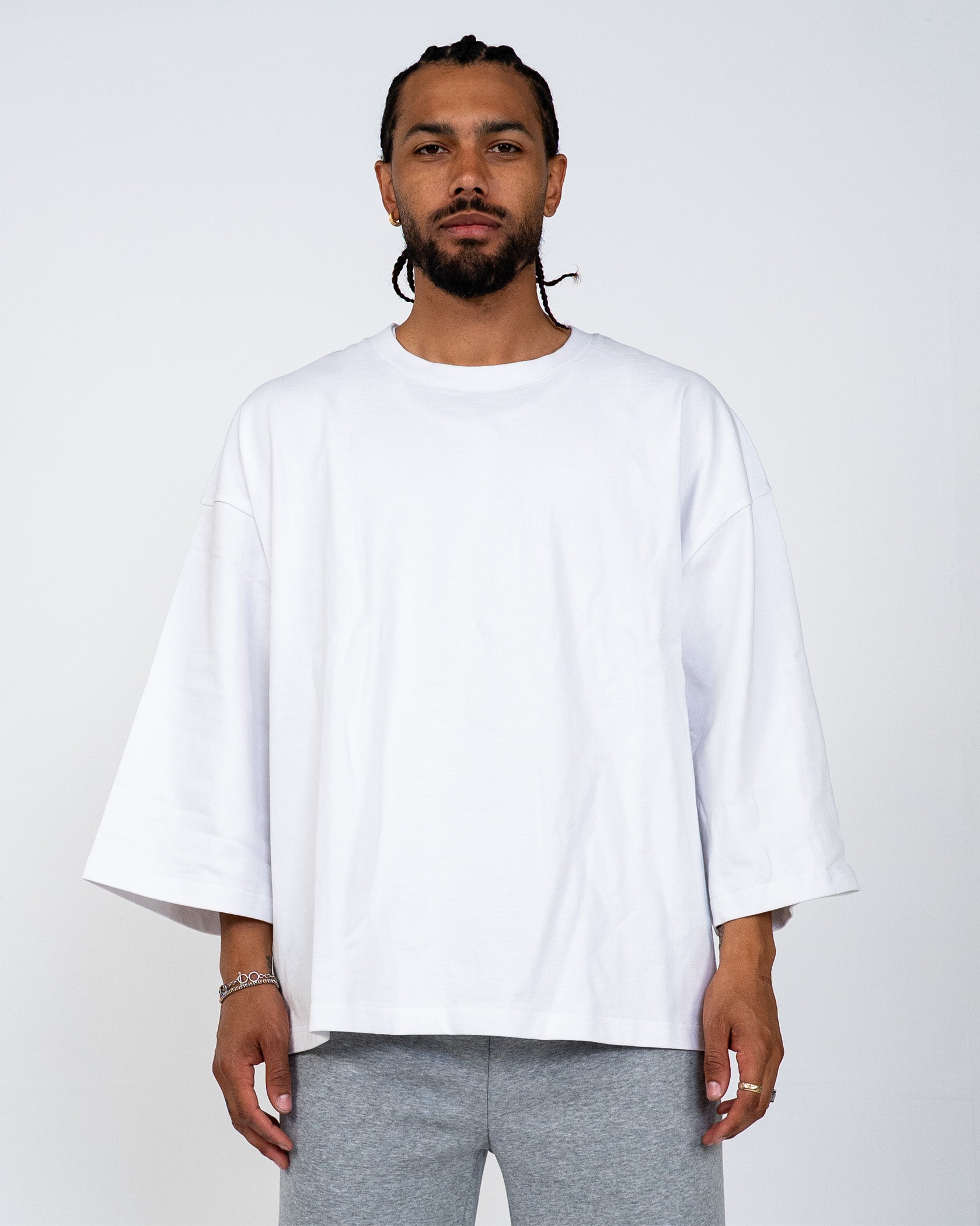 EPTM PERFECT QUARTER SLEEVE TEE - WHITE