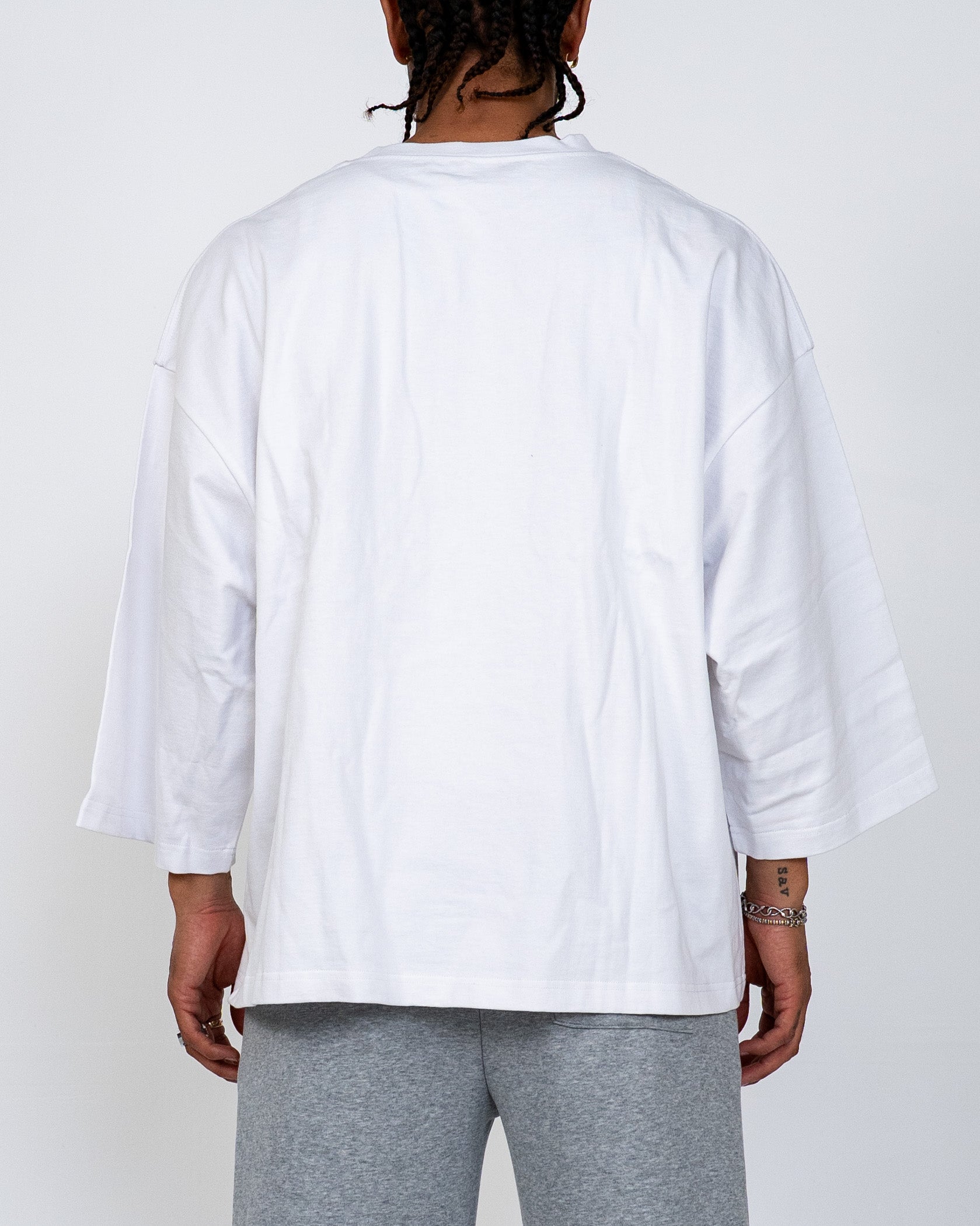 EPTM PERFECT QUARTER SLEEVE TEE - WHITE