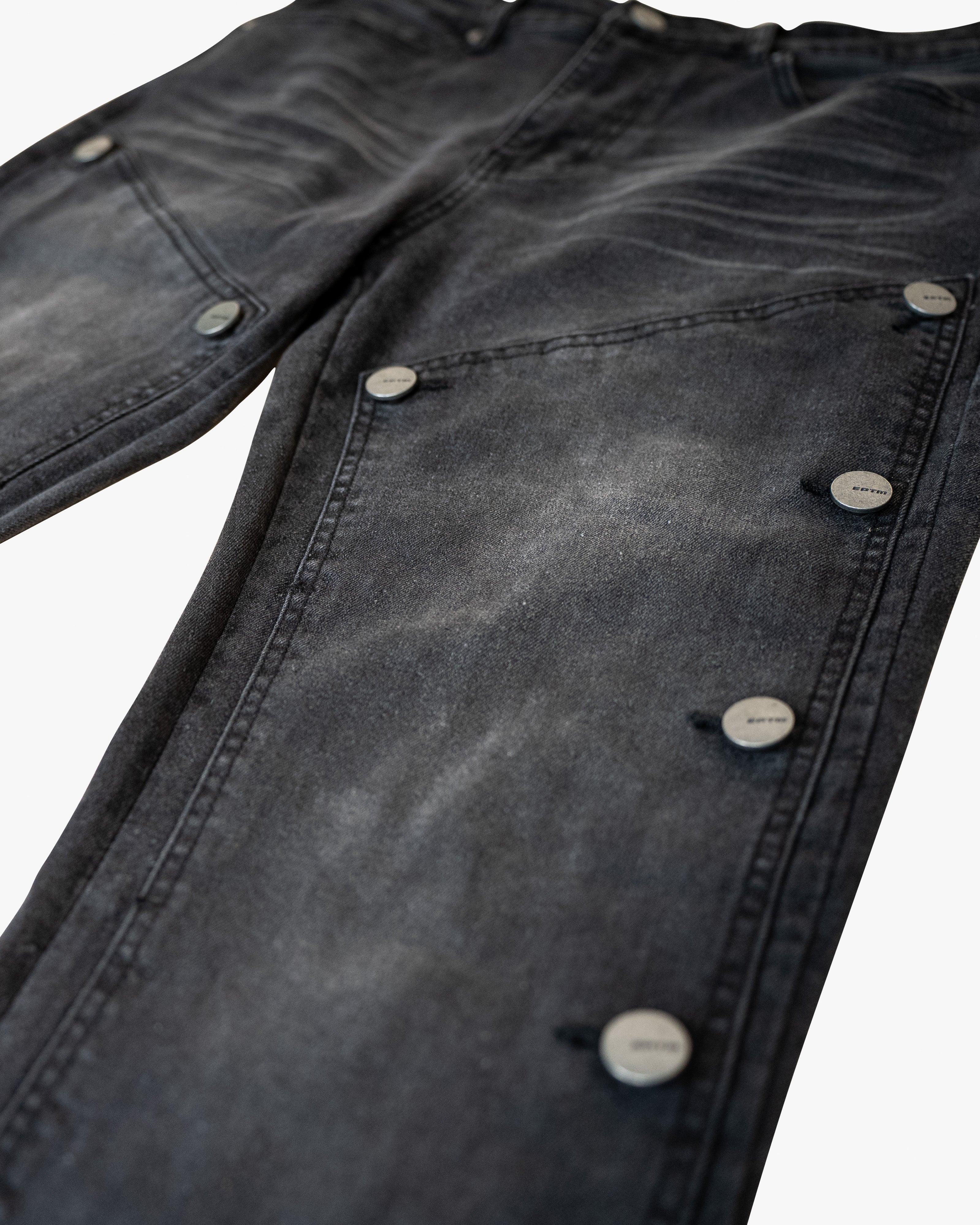 EPTM COWBOY BUTTON DENIM - BLACK