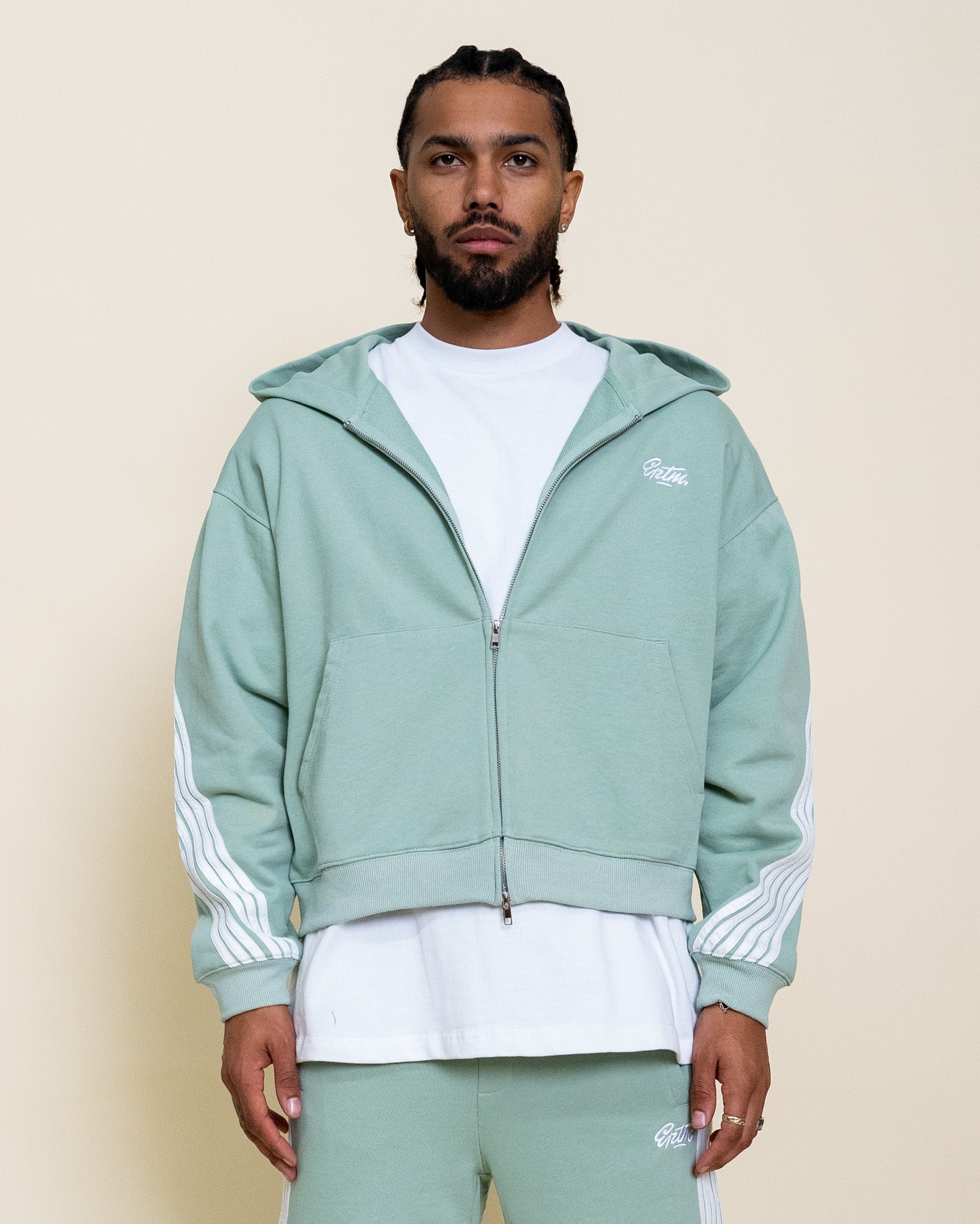 EPTM HIGHLAND ZIP UP HOODIE - SAGE