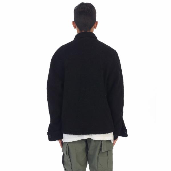 EPTM Vintage Military Sherpa Jacket - Black