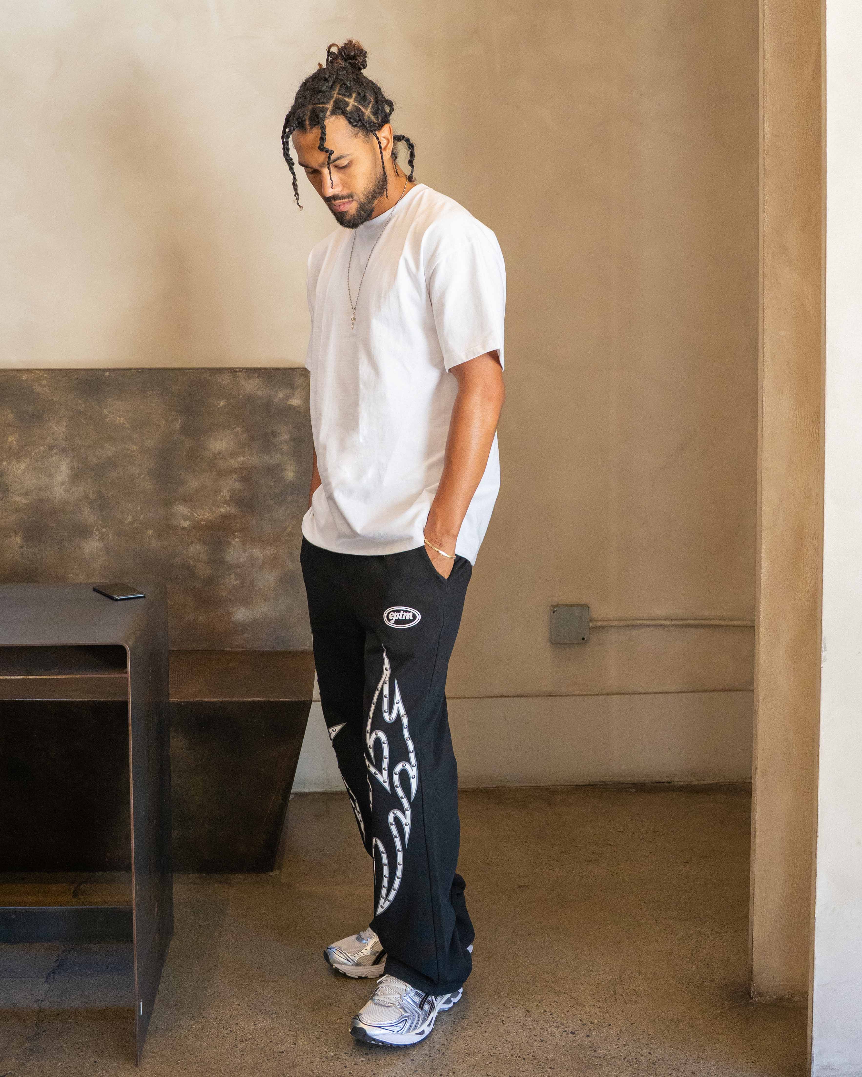 EPTM Stud Tribal Pants - Black
