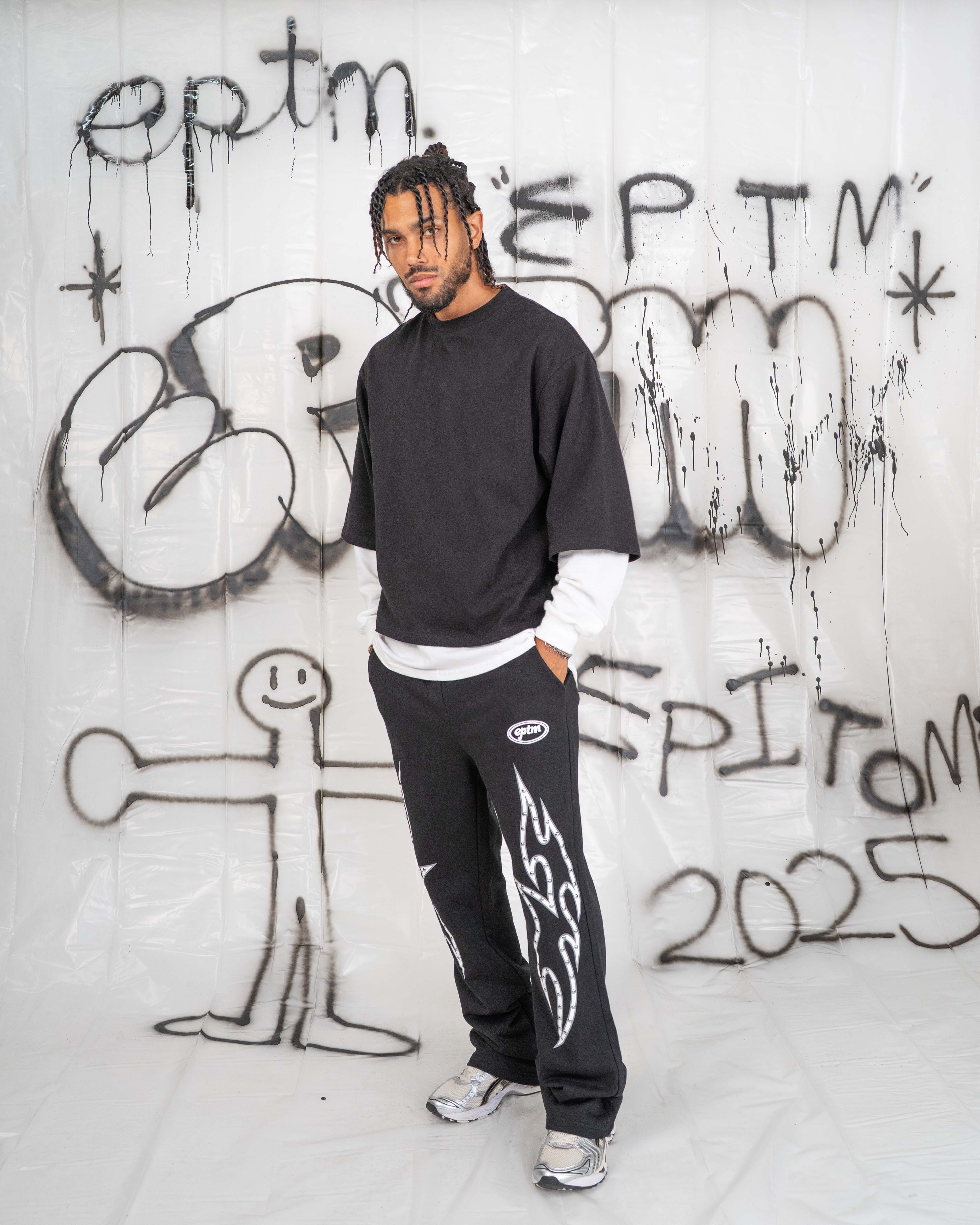 EPTM Stud Tribal Pants - Black