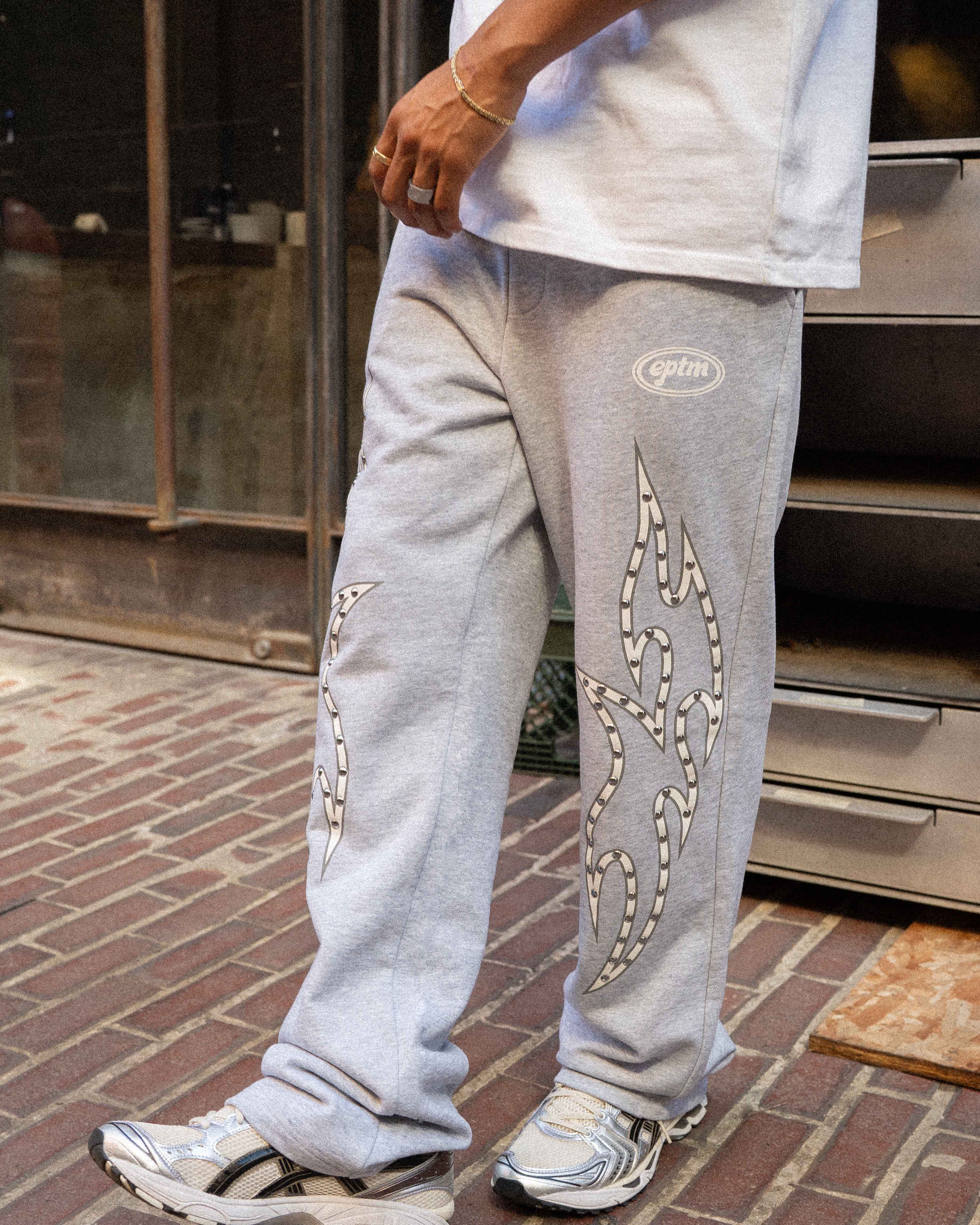 EPTM Stud Tribal Pants - Grey