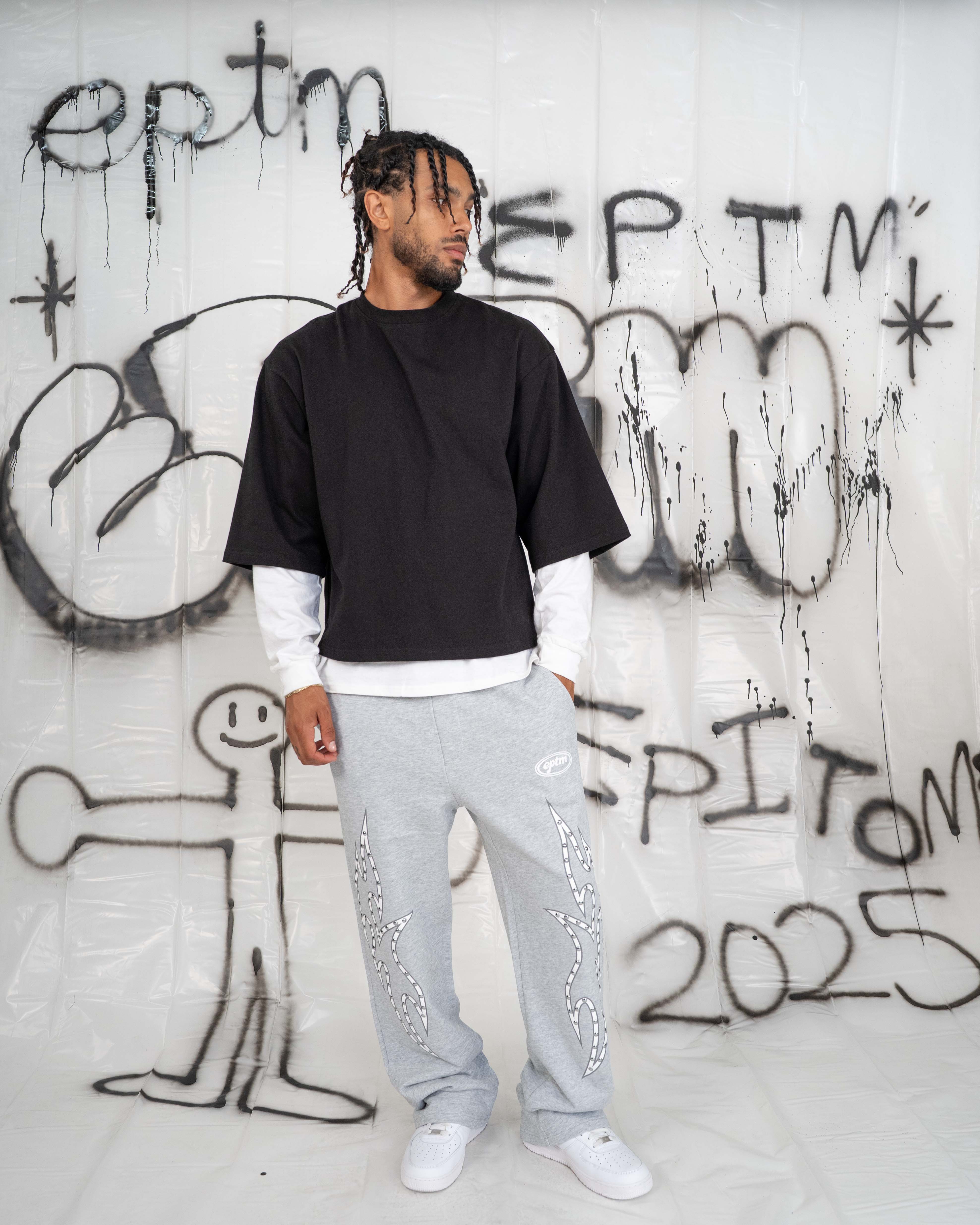 EPTM Stud Tribal Pants - Grey