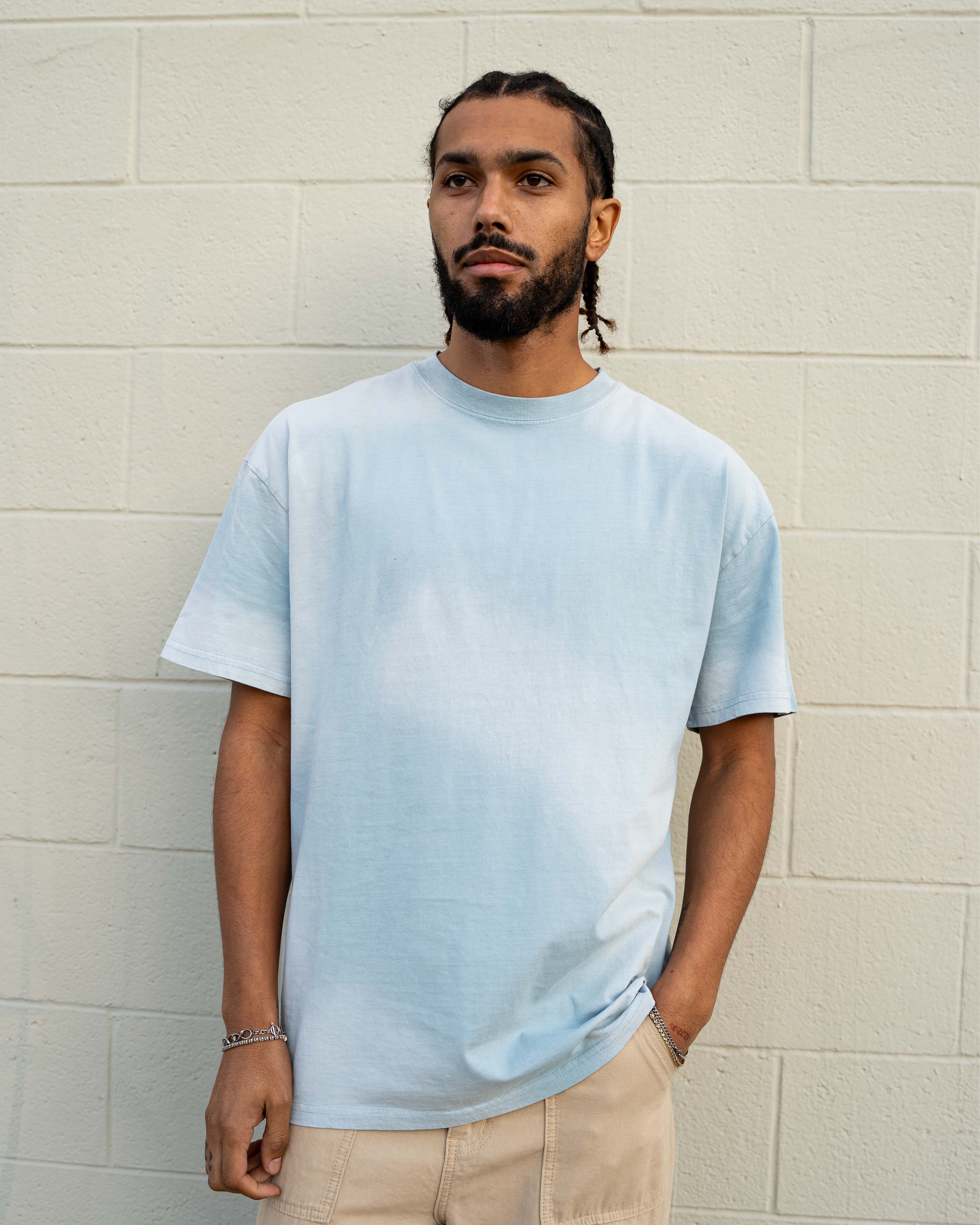 EPTM SUN FADED TEE - SKY BLUE