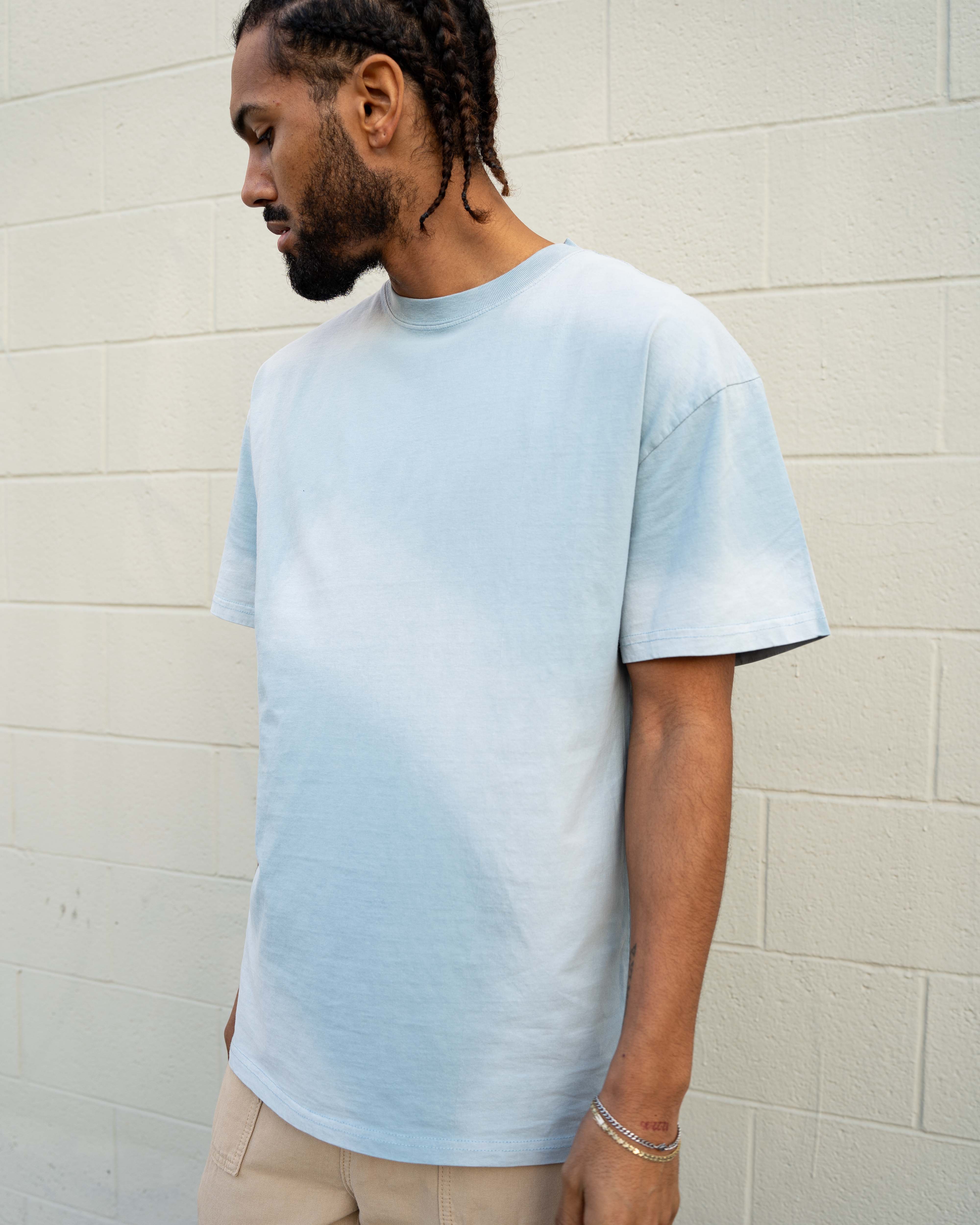 EPTM SUN FADED TEE - SKY BLUE