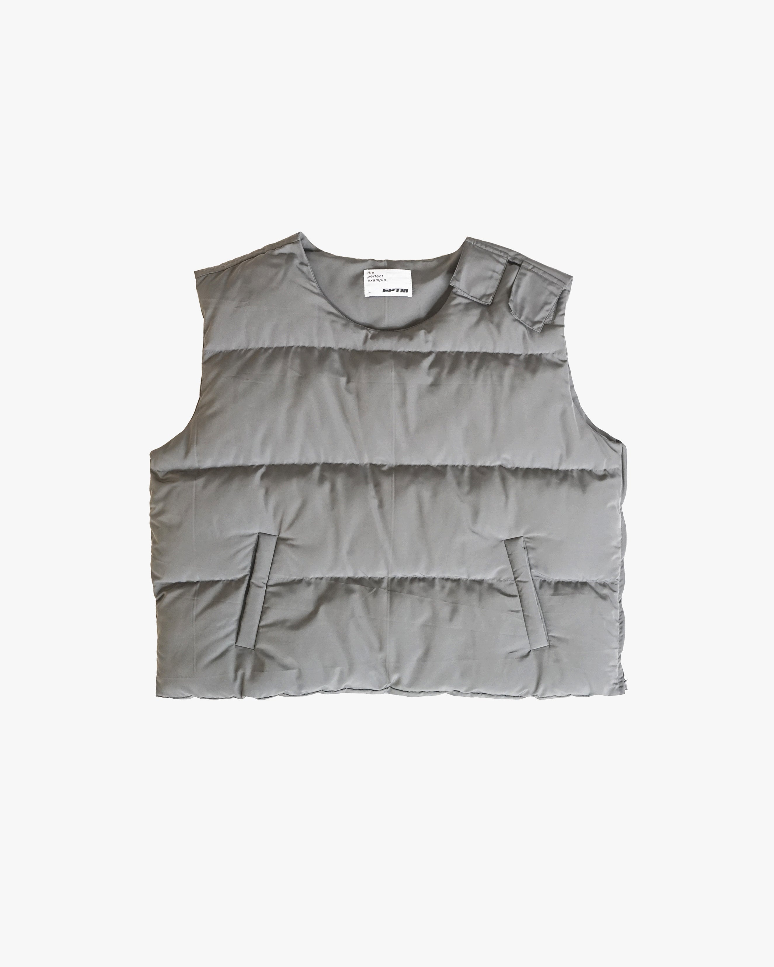 EPTM TACTICAL PUFFER VEST-GRAY