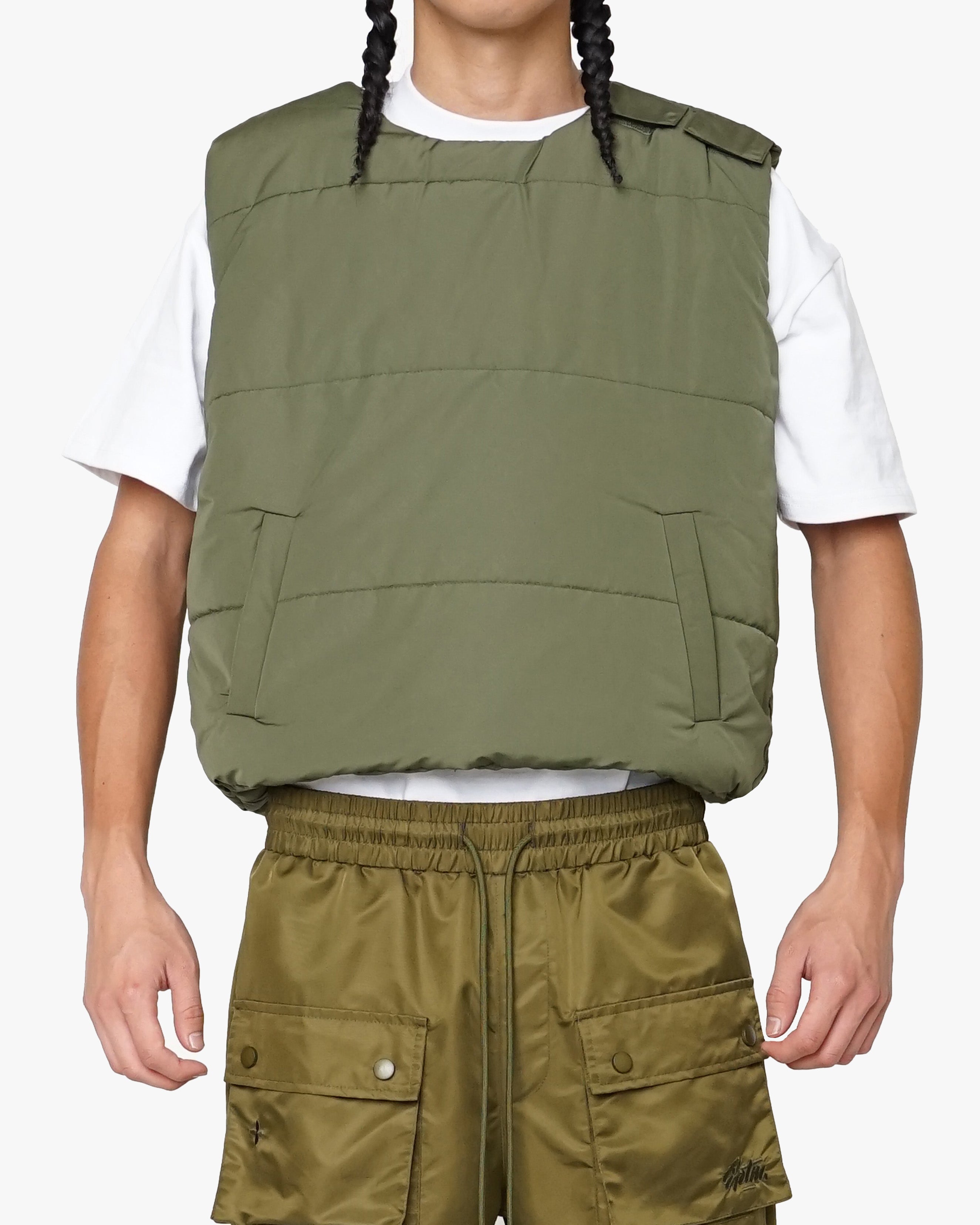 EPTM TACTICAL PUFFER VEST-OLIVE