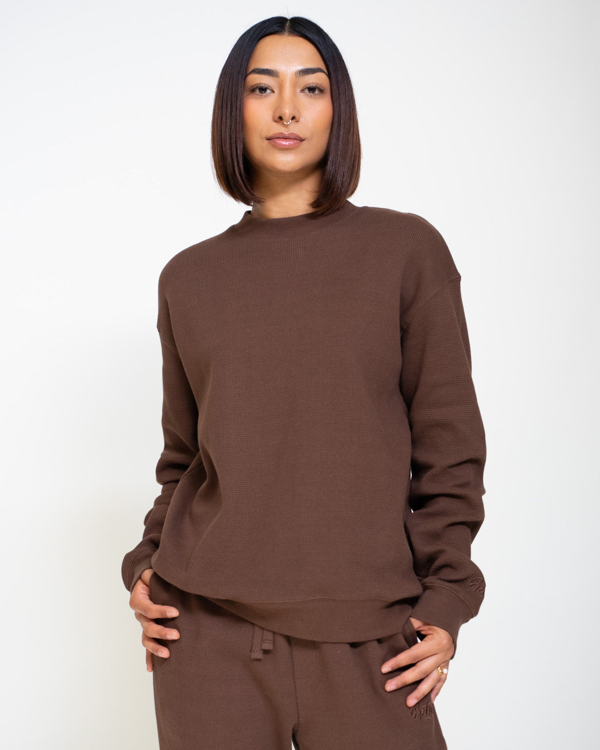 EPTM THERMAL SWEATSHIRT BROWN