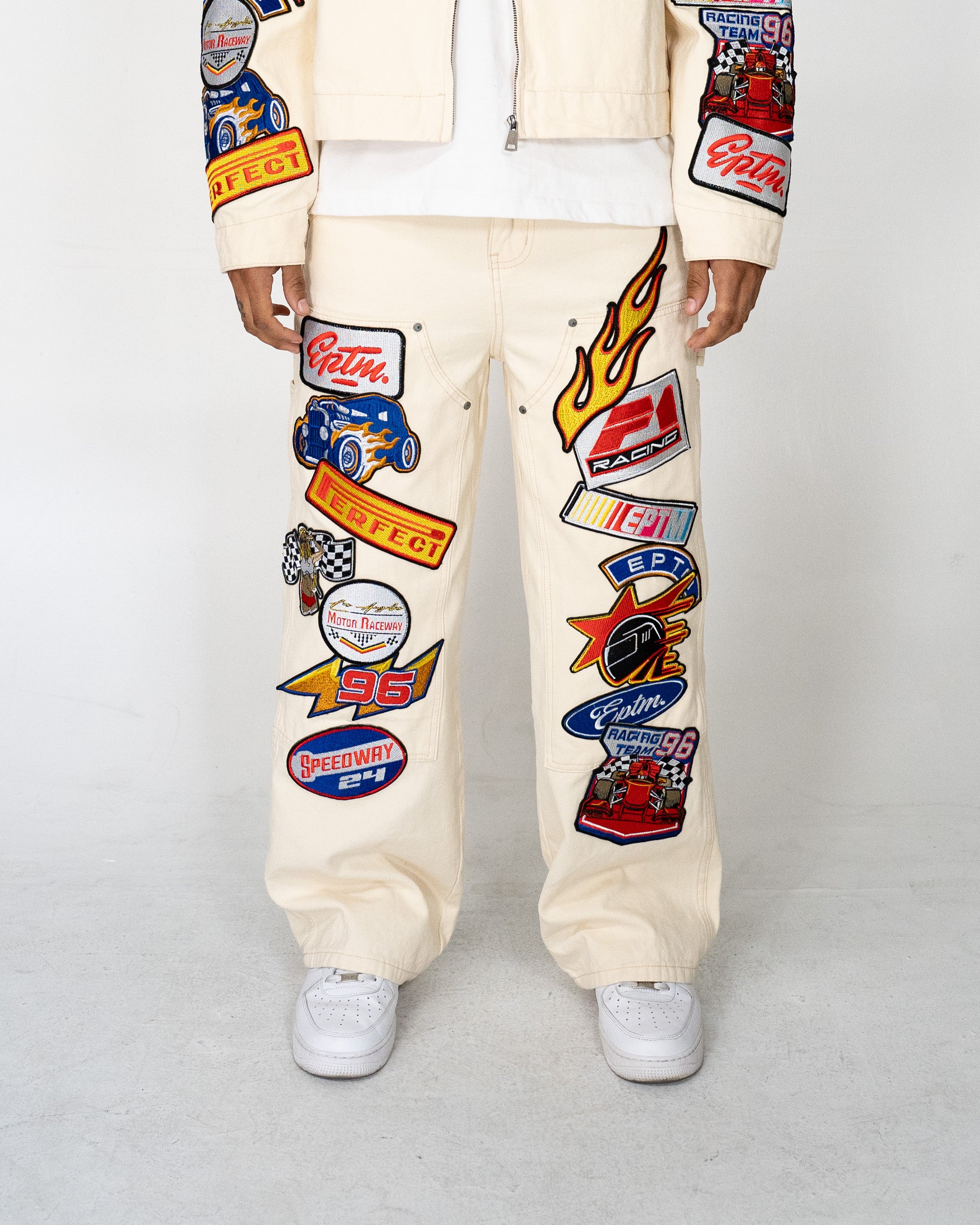 TURBO CARPENTER PANTS - CREAM