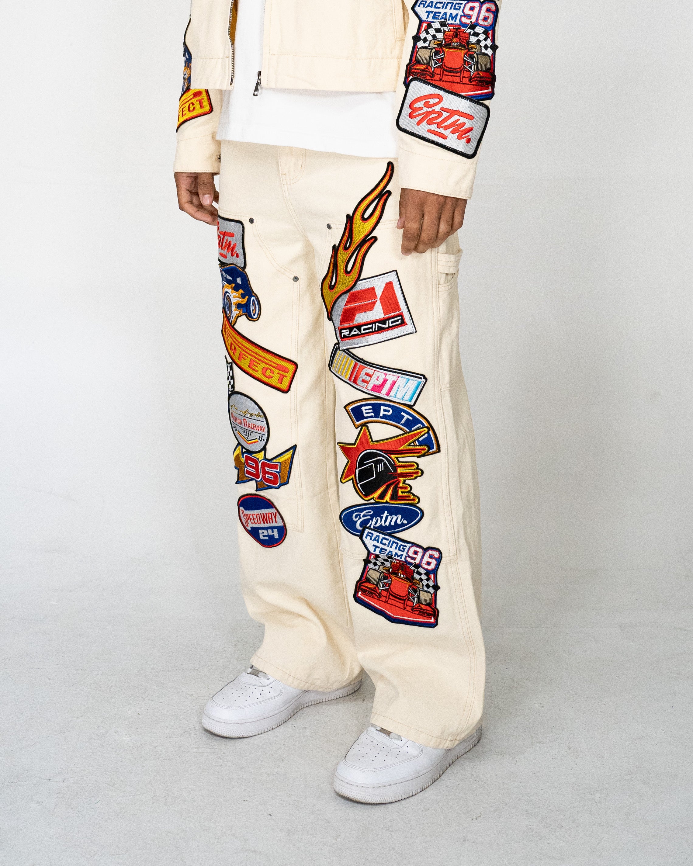 TURBO CARPENTER PANTS - CREAM