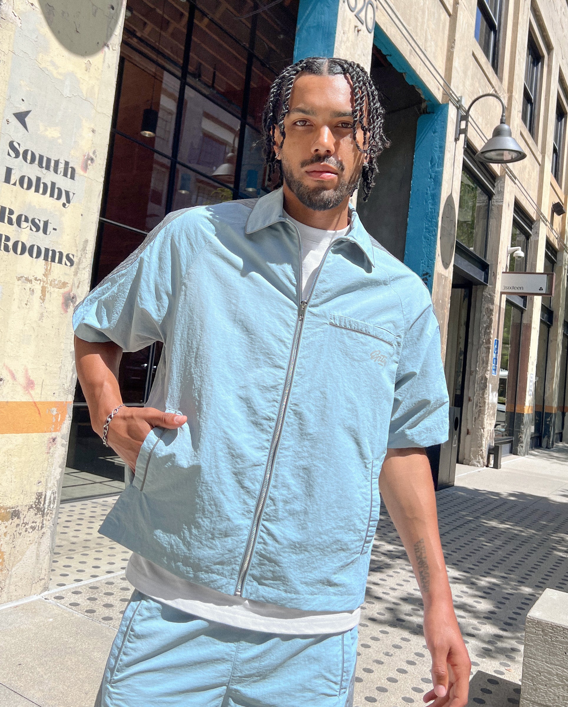 EPTM Vally Shirt - Dusty Blue