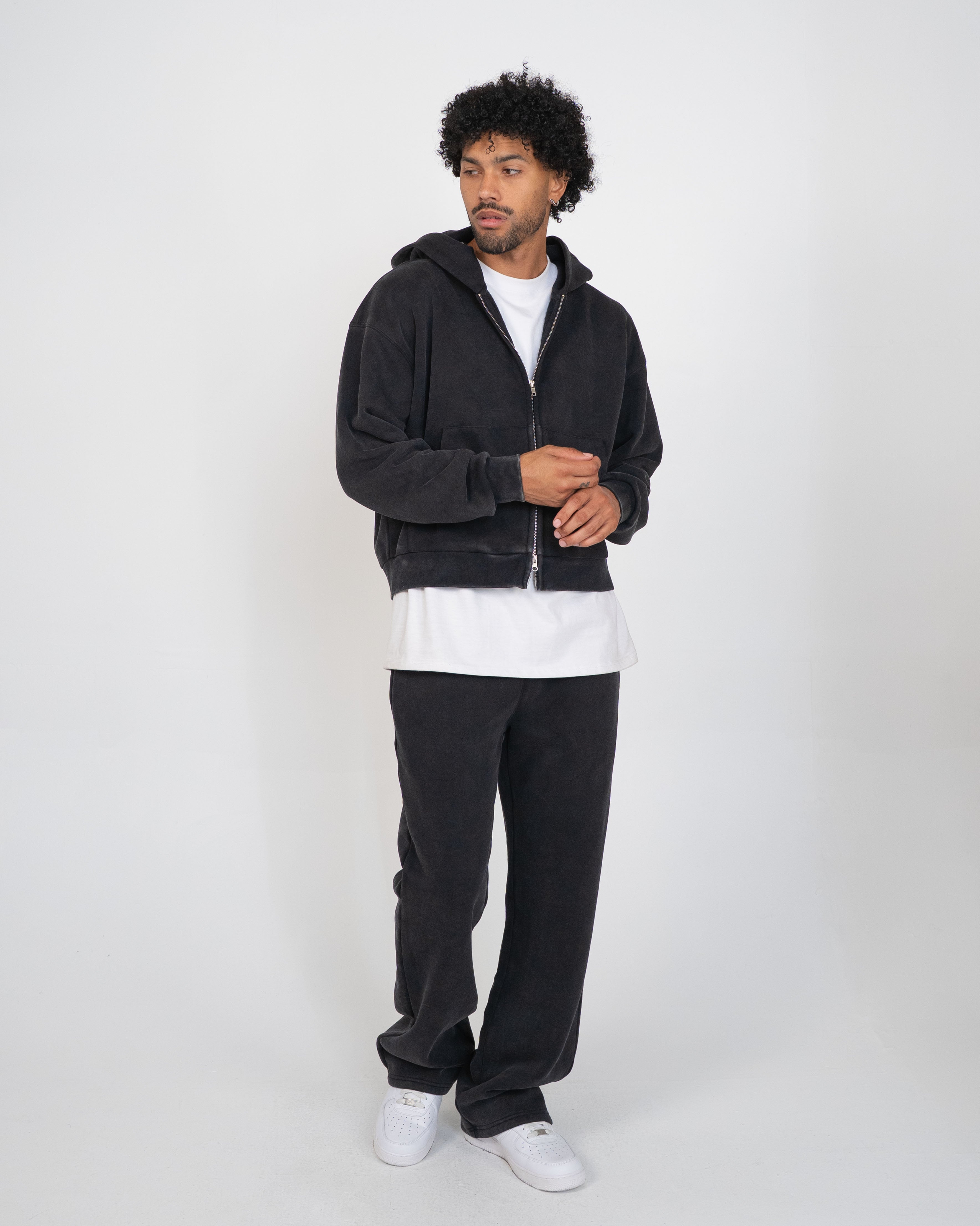 EPTM Vintage Zip Up Hoodie - Black