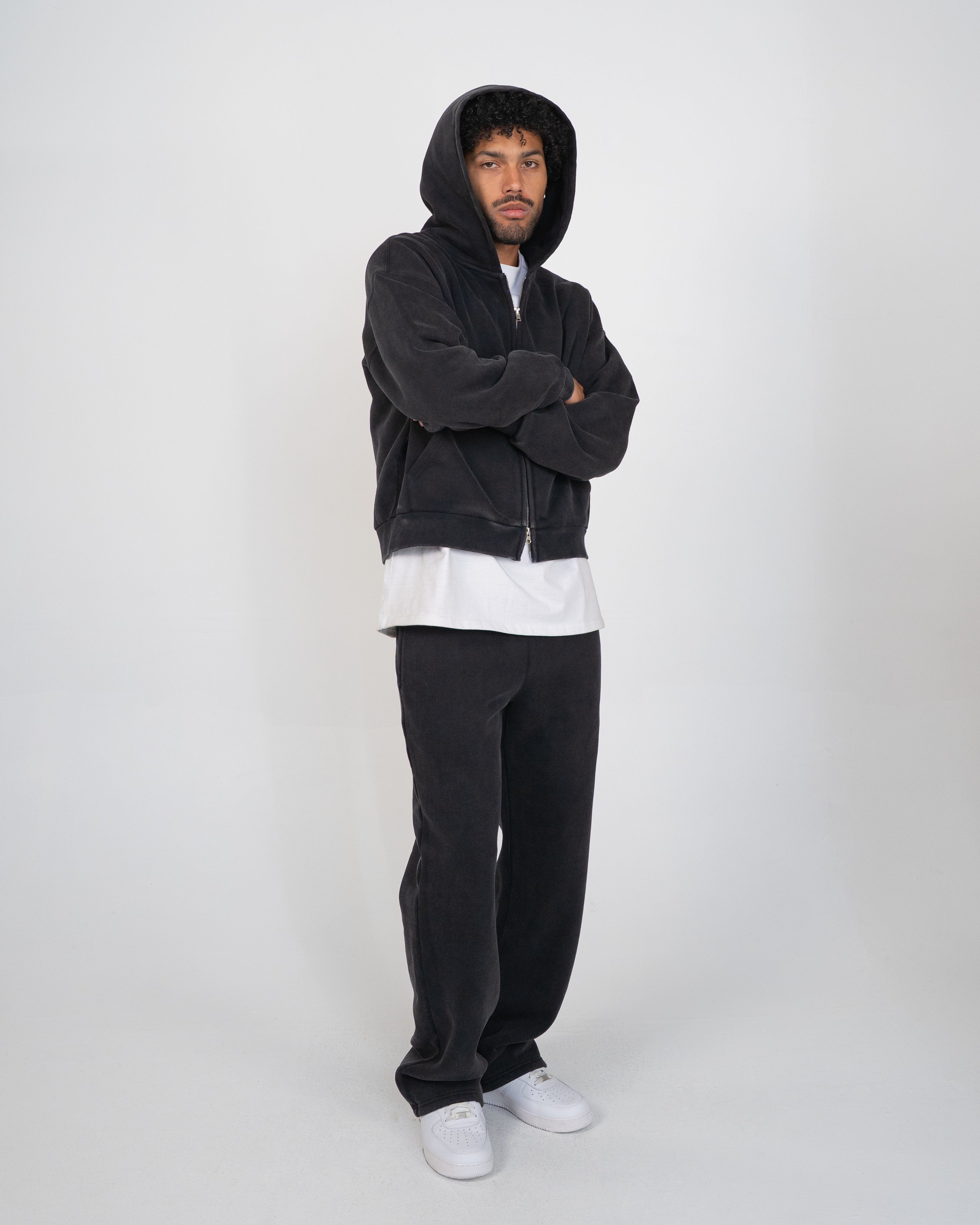 EPTM Vintage Zip Up Hoodie - Black