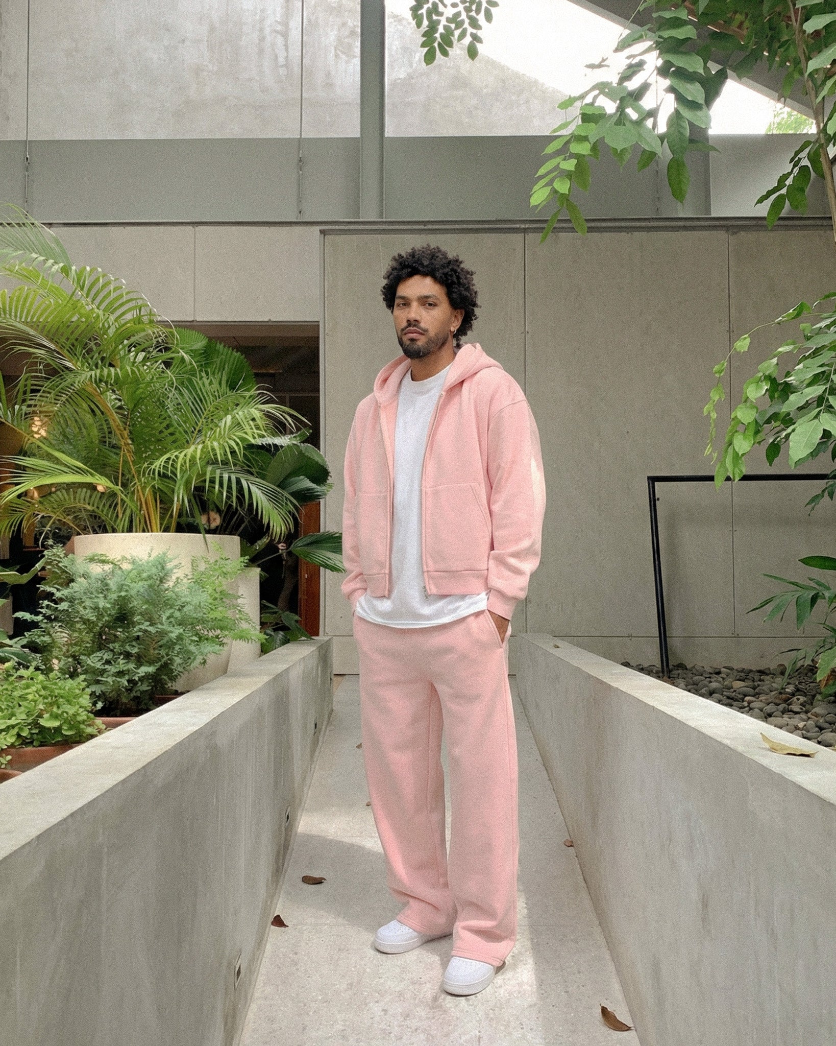 EPTM Vintage Zip Up Hoodie - Pink