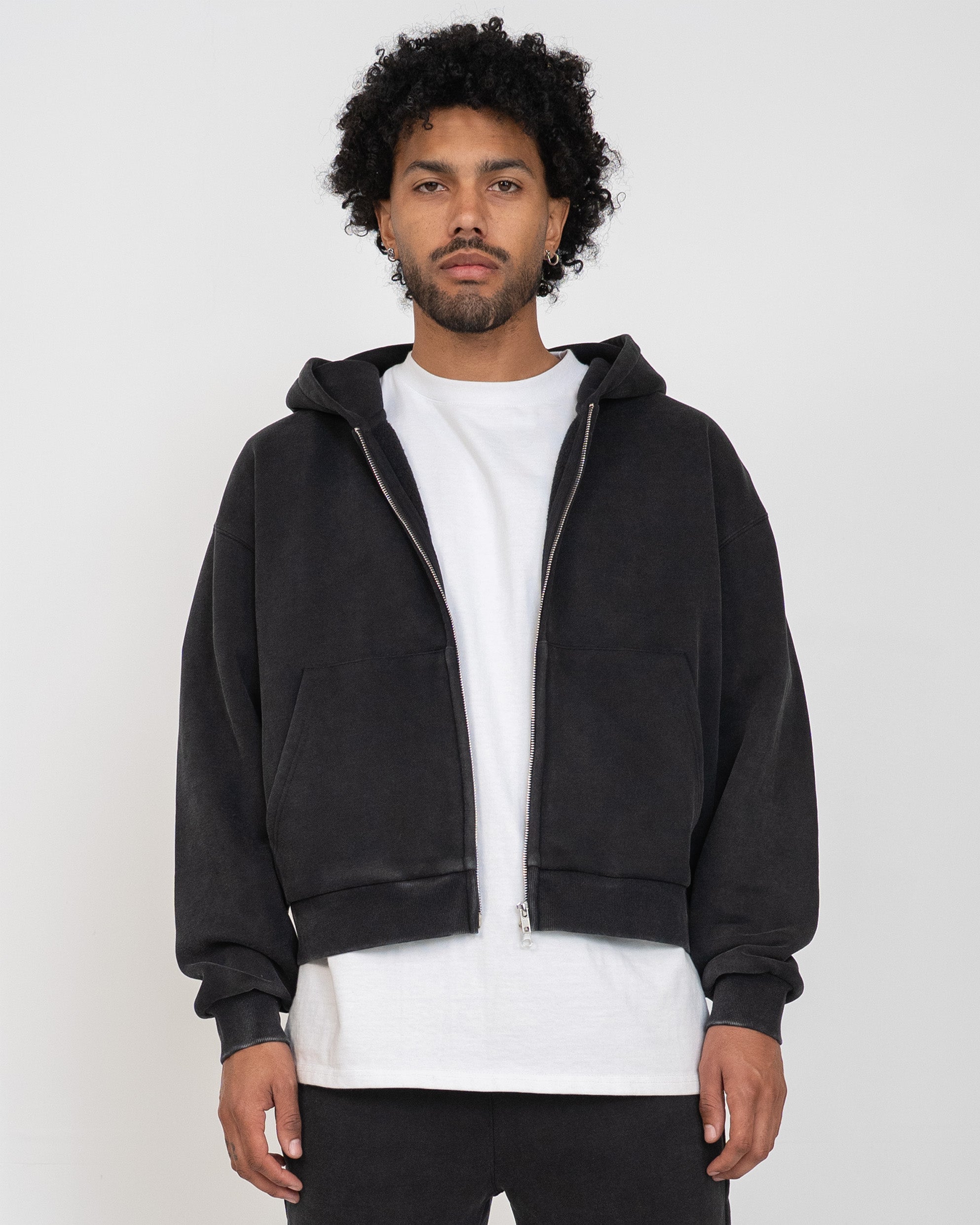 EPTM Vintage Zip Up Hoodie - Black