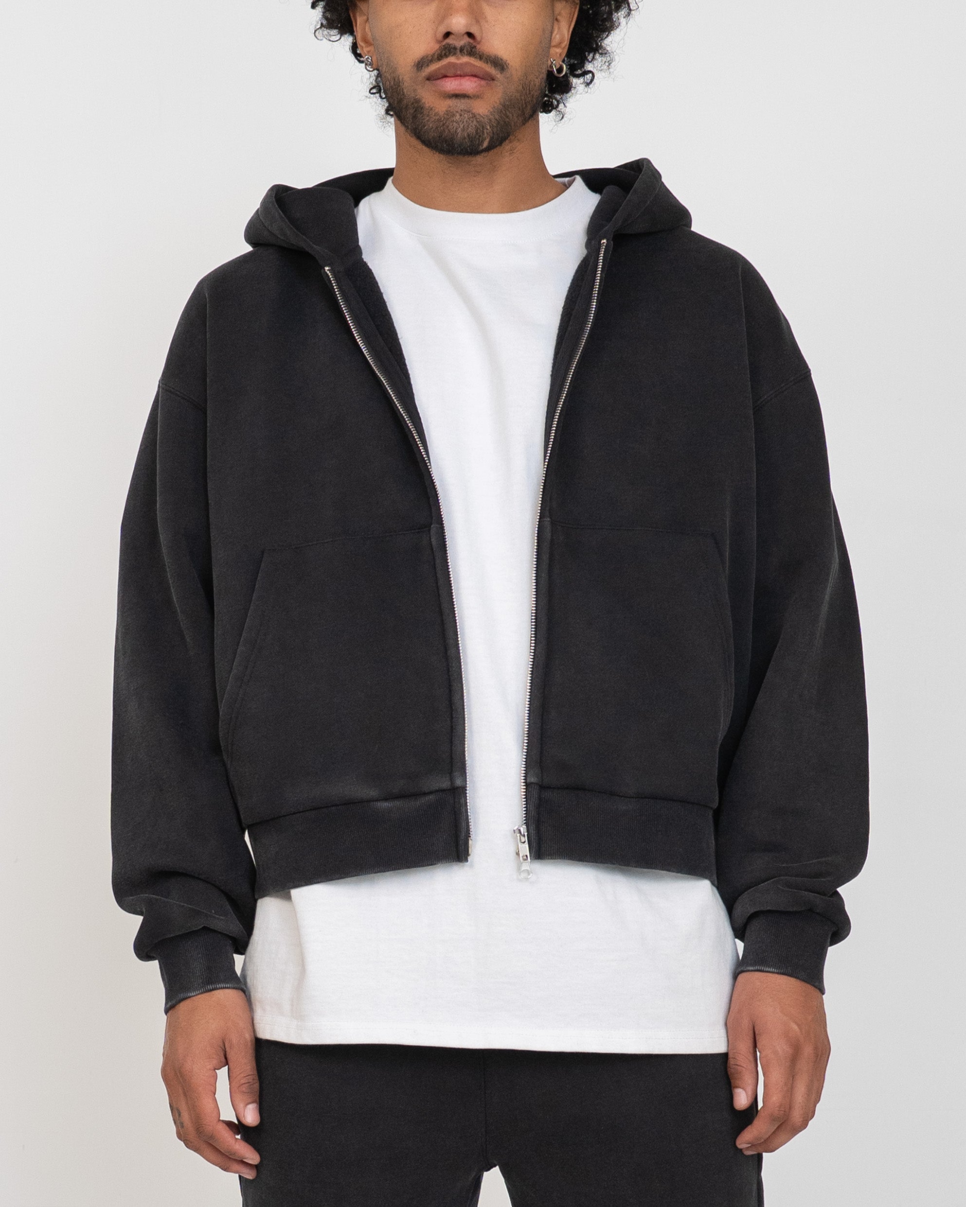 EPTM Vintage Zip Up Hoodie - Black