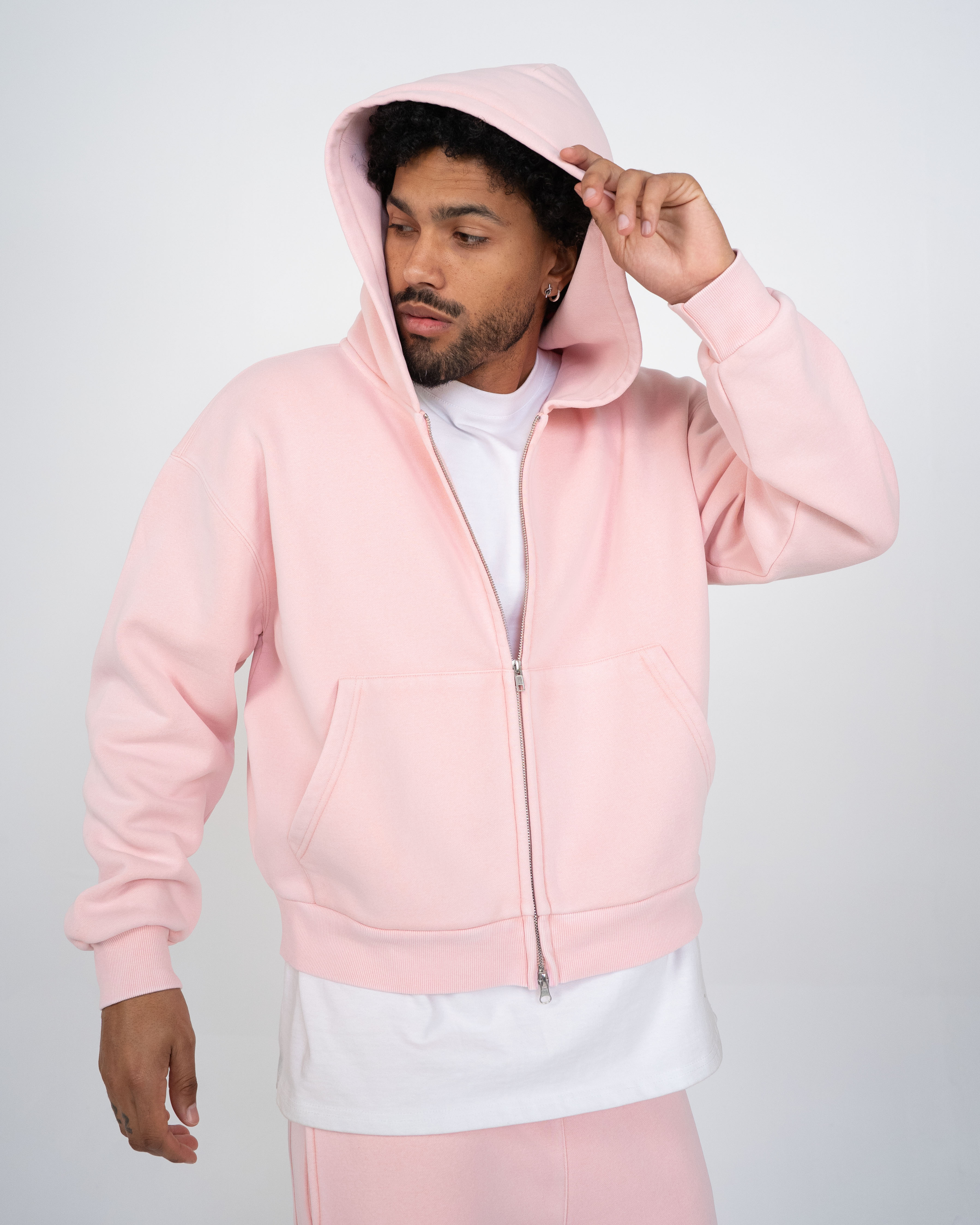 EPTM Vintage Zip Up Hoodie - Pink