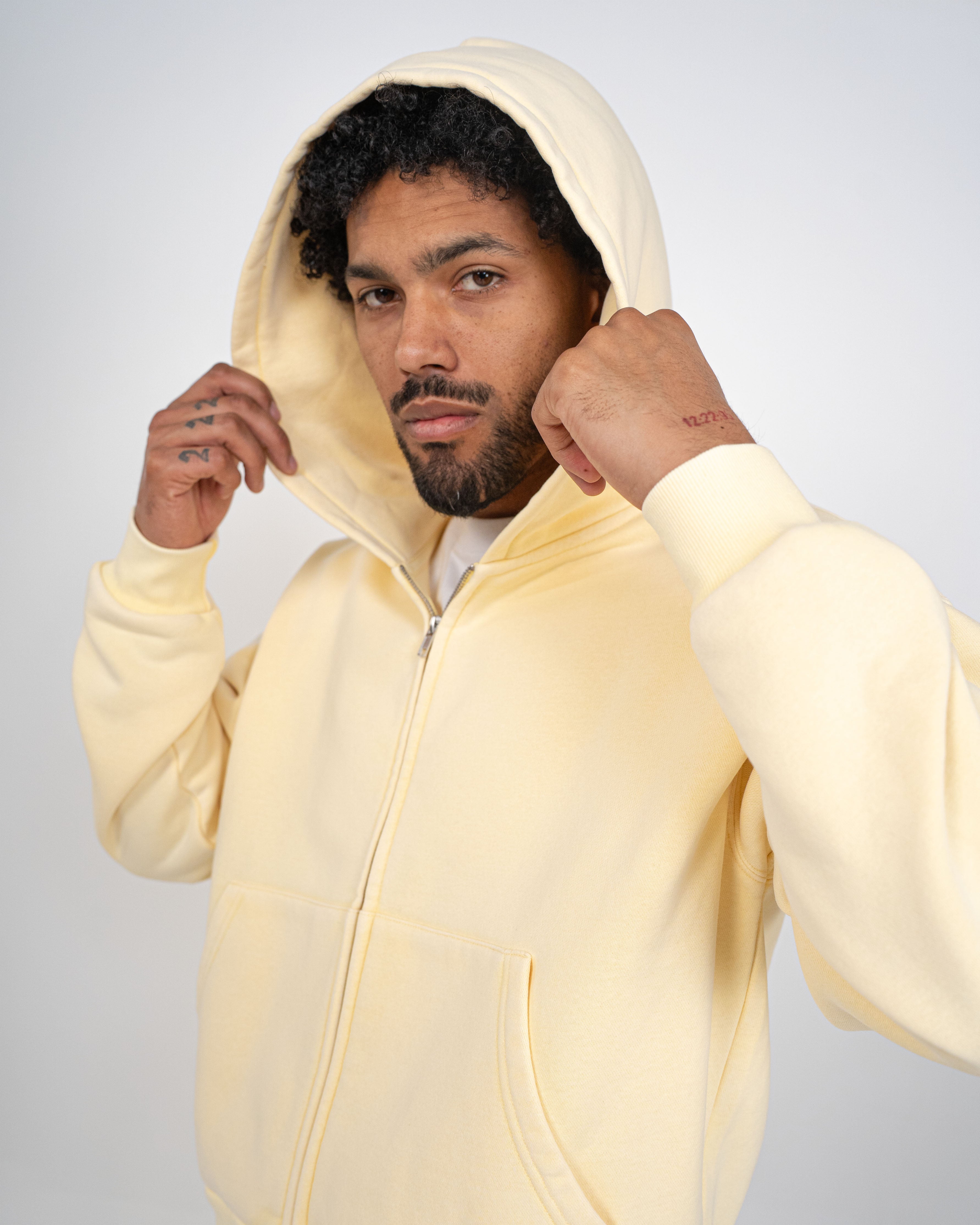 EPTM Vintage Zip Up Hoodie - Yellow