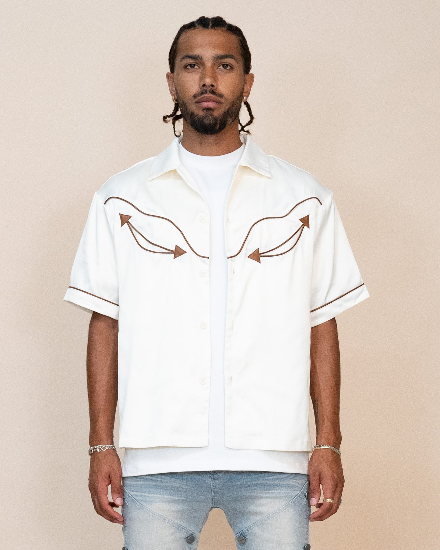 EPTM WESTERN SHIRT - CREAM