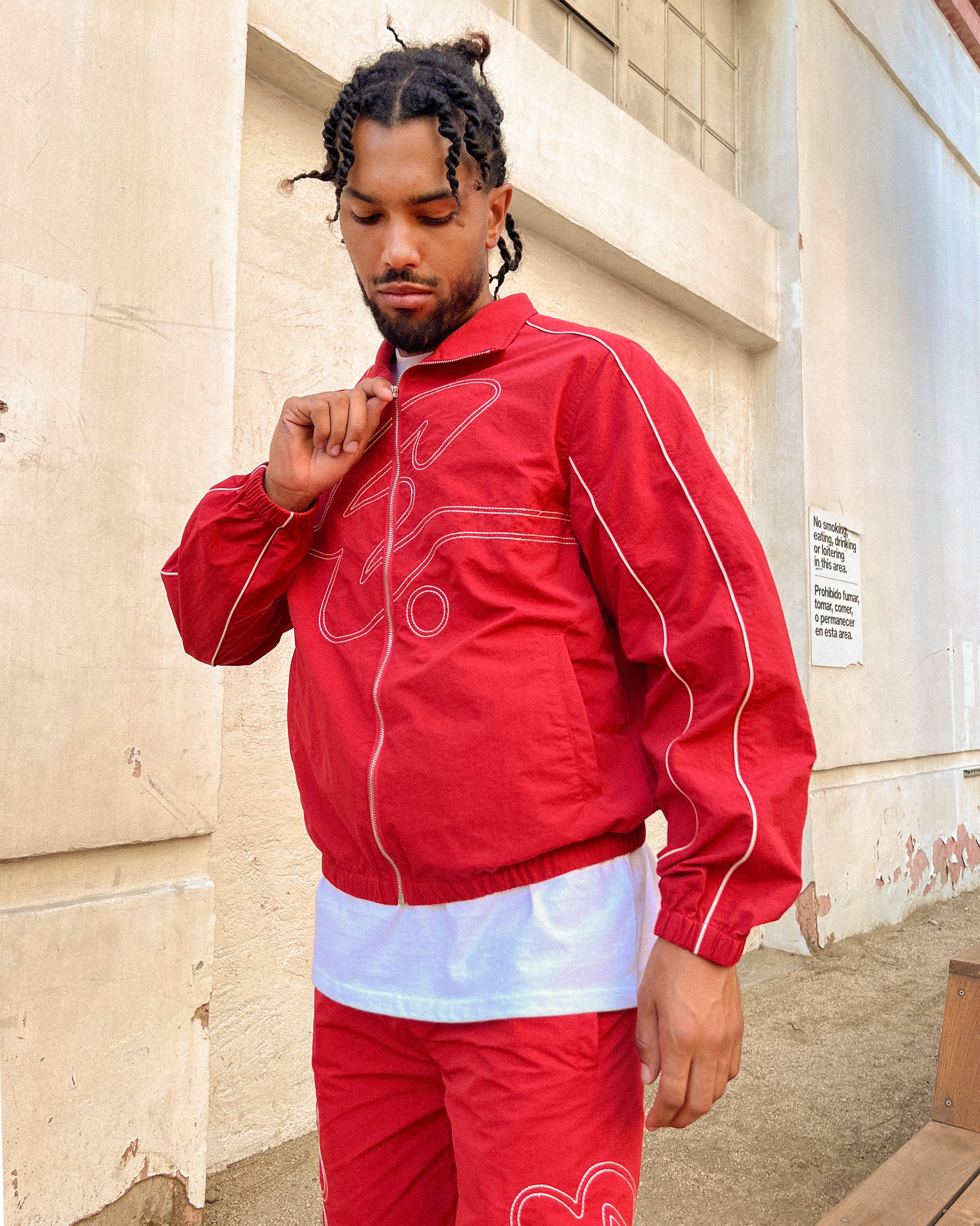 EPTM Metal Flame Zip Up Hoodie - Navy