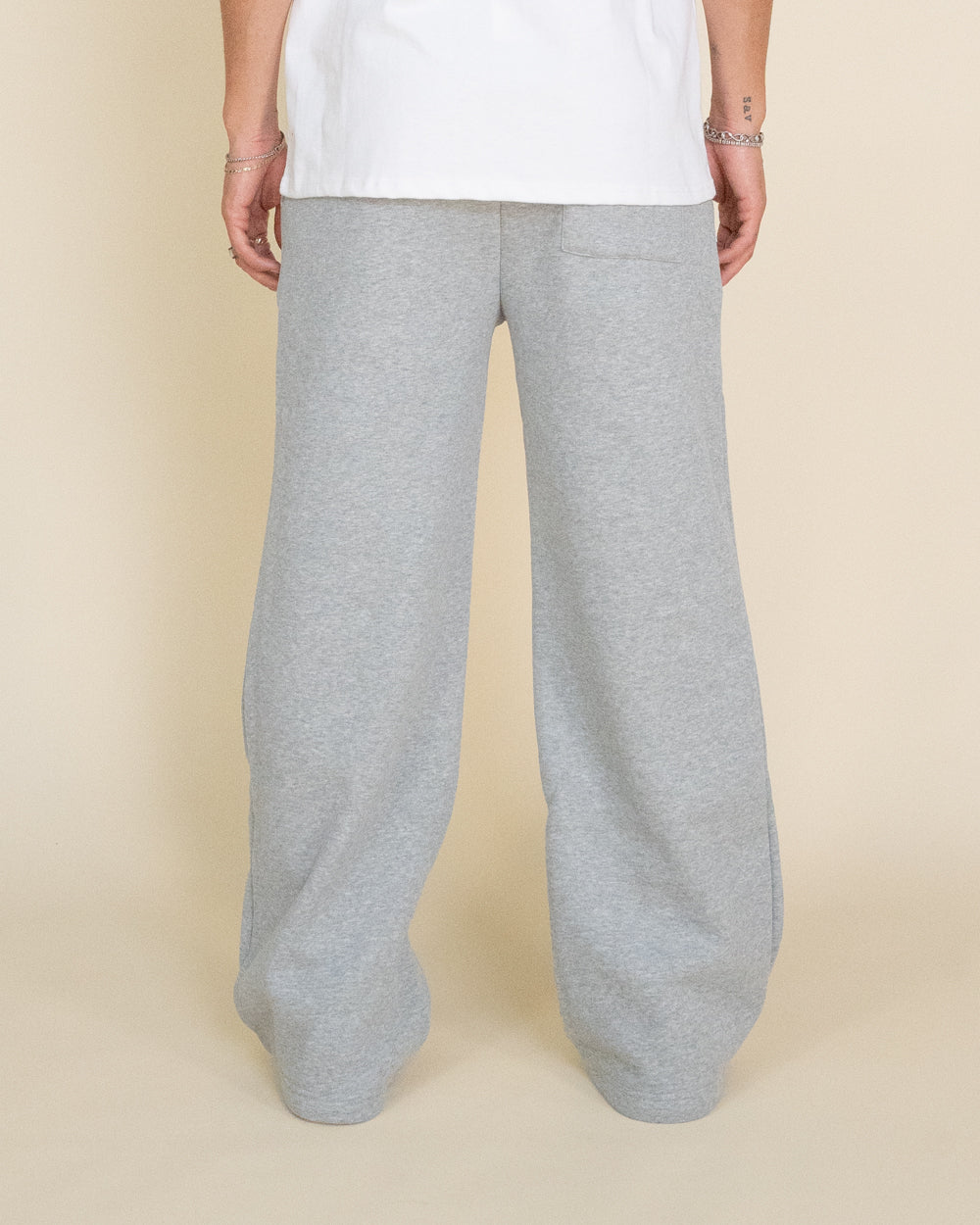 EPTM PERFECT BAGGY FLEECE PANTS - HEATHER GREY