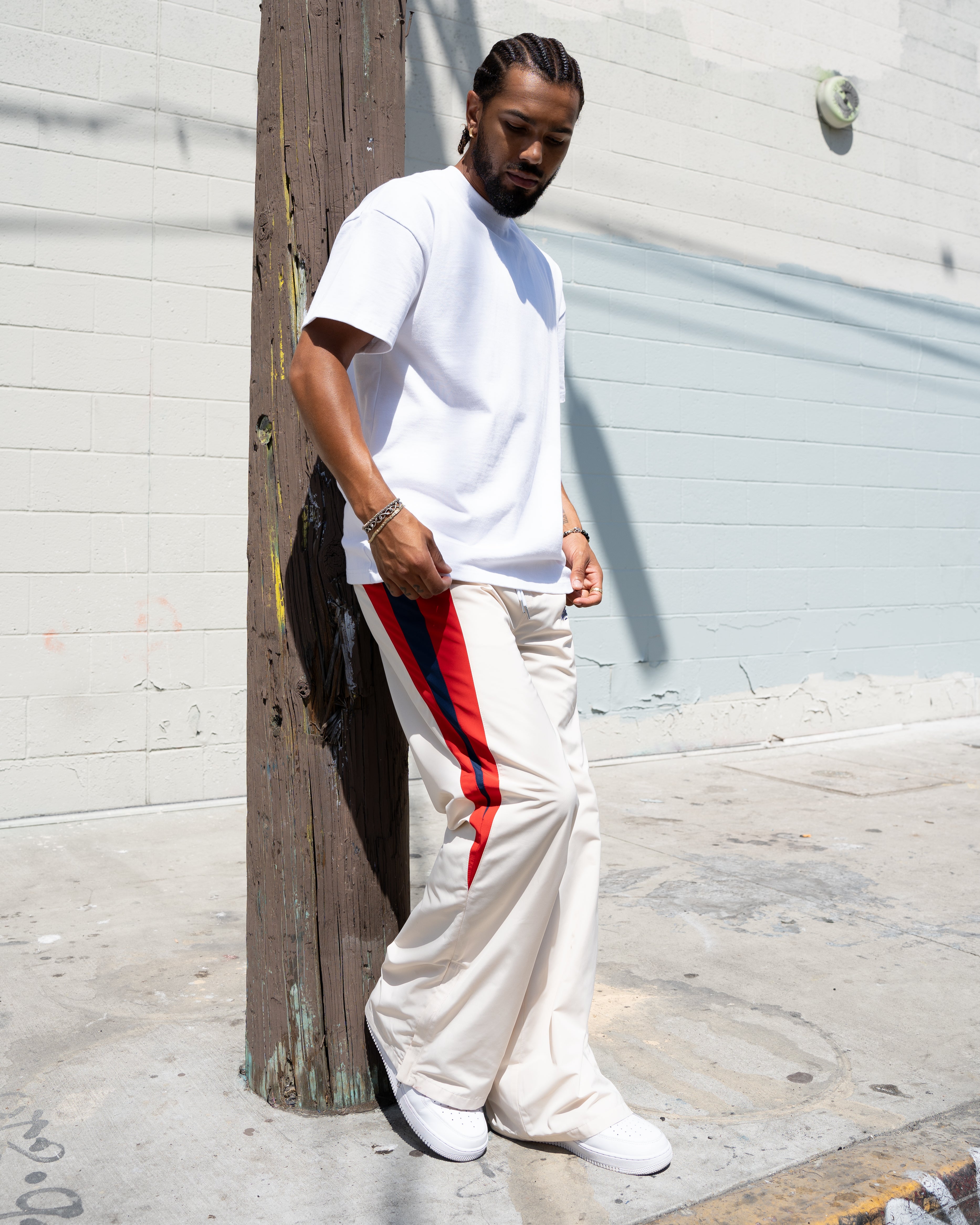 EPTM BIGGIE TRACK PANTS-CREAM