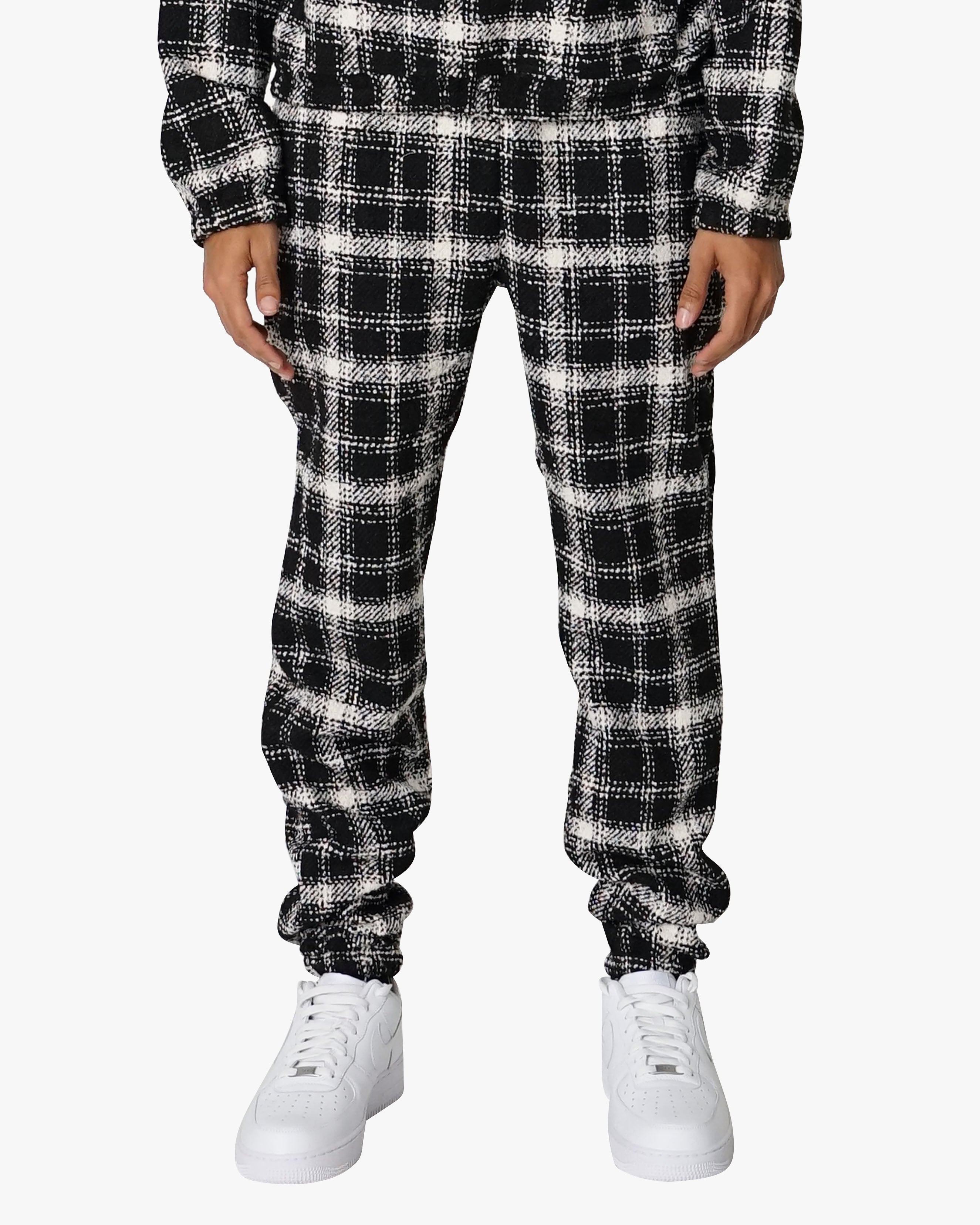 EPTM FLANNEL JOGGERS-BLACK