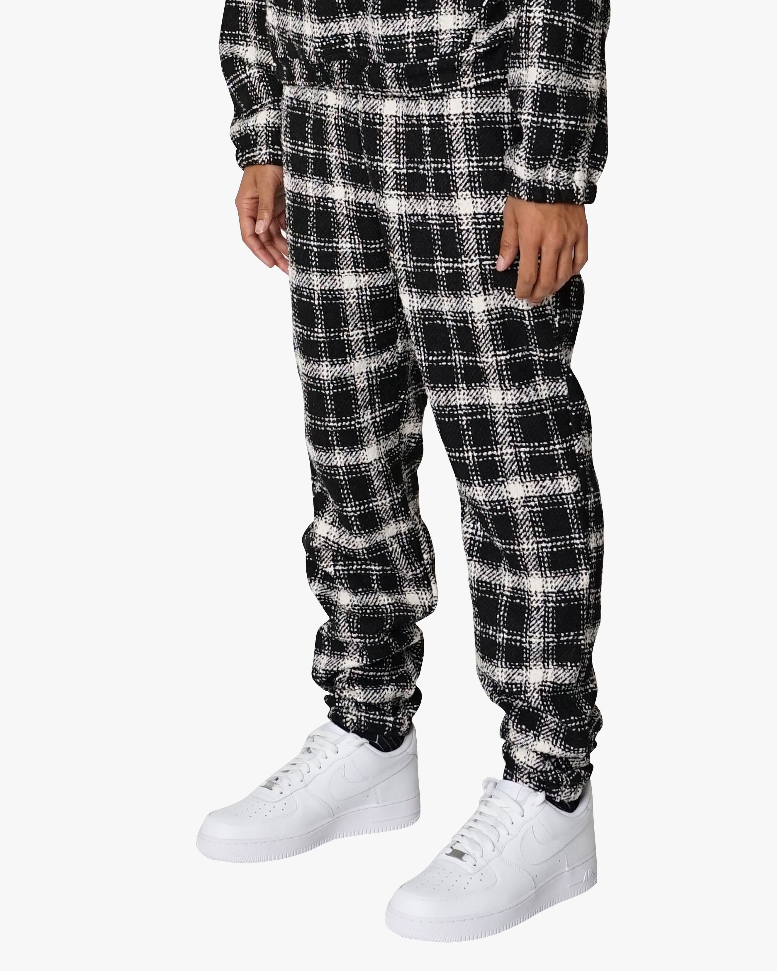 EPTM FLANNEL JOGGERS-BLACK